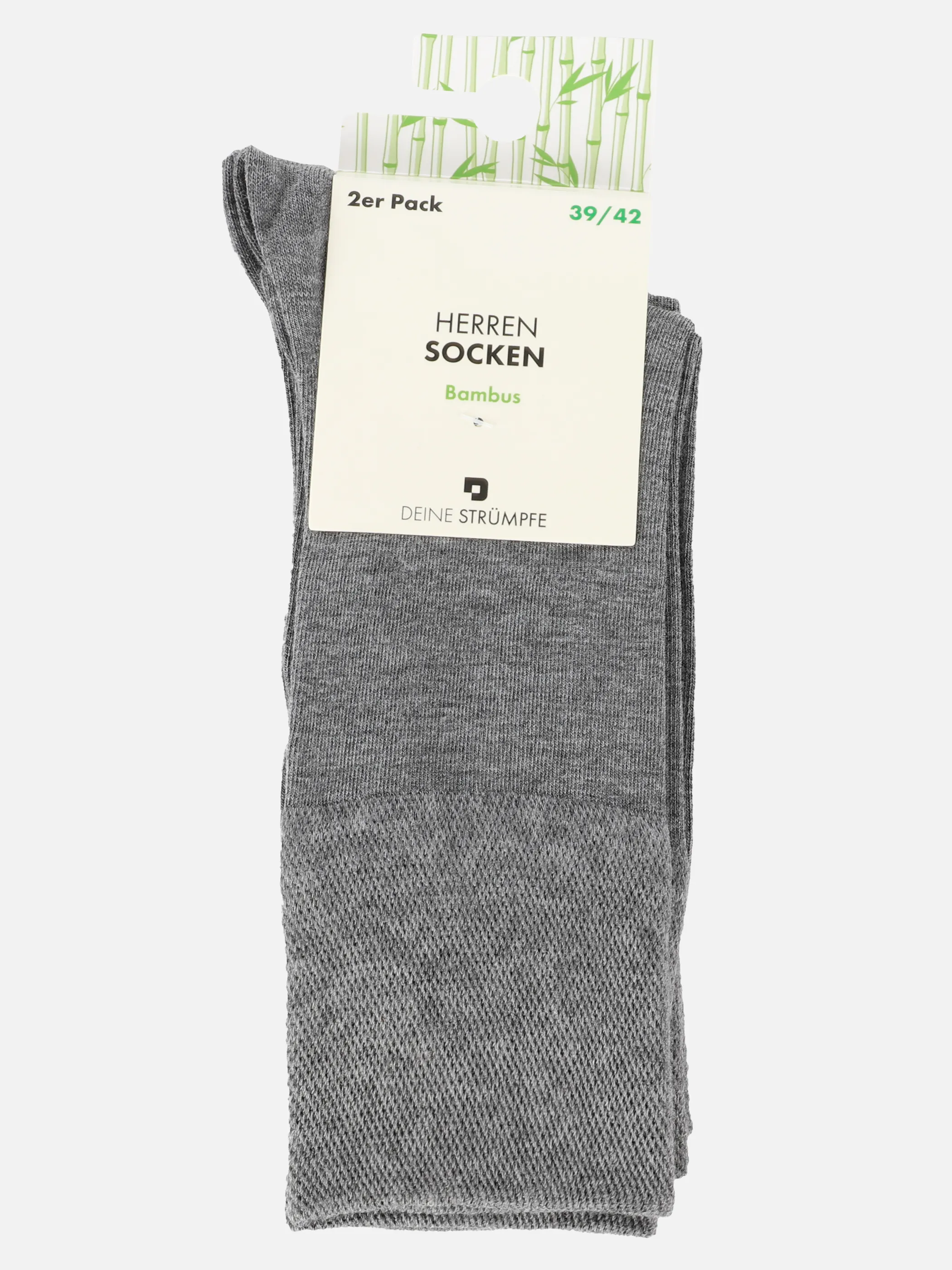 He. Bambusssocken 2er Pack Grau 900261 GRAU 3