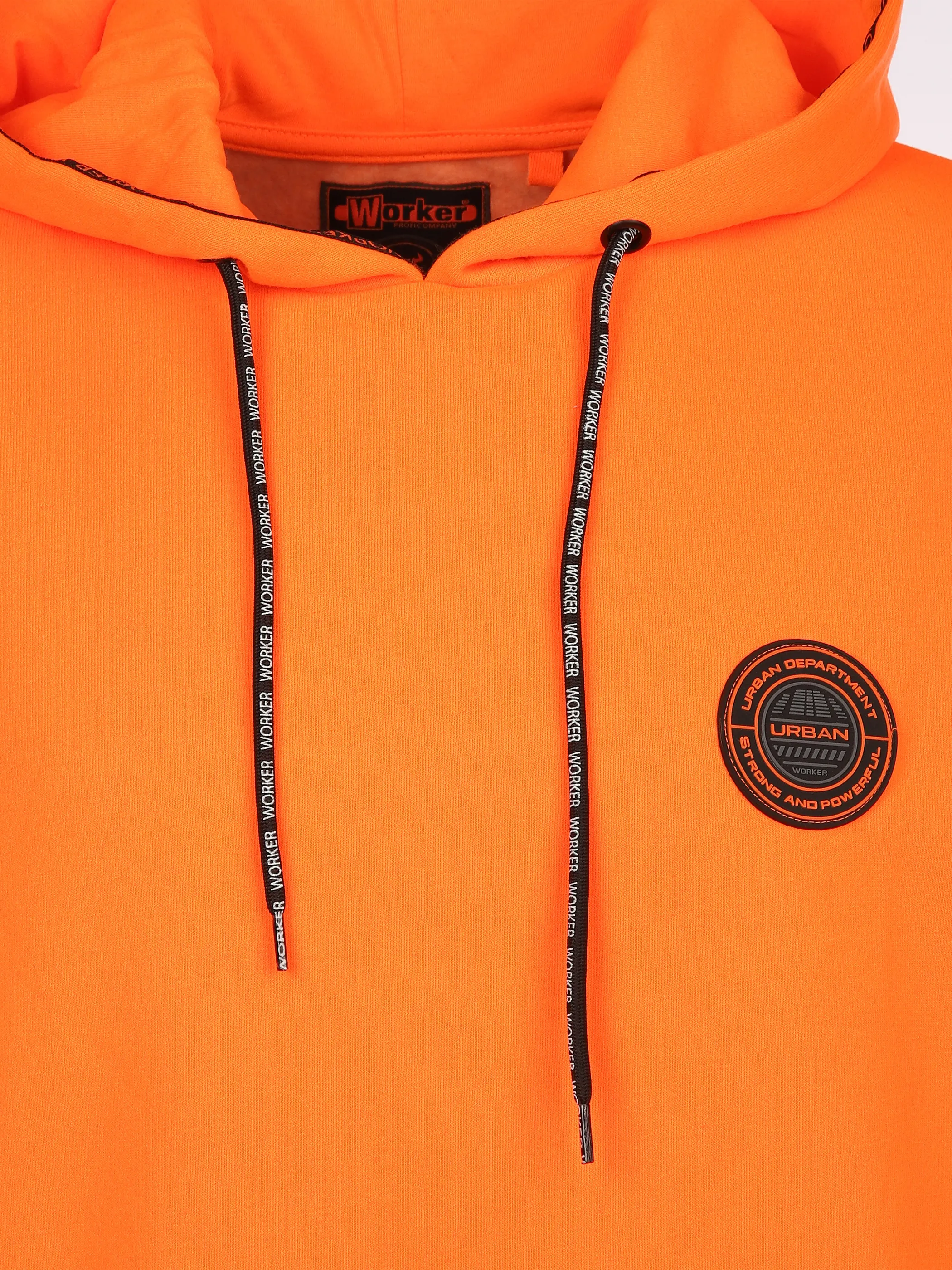 Worker He. Kapuzensweatshirt Orange 898408 NEON ORANG 3