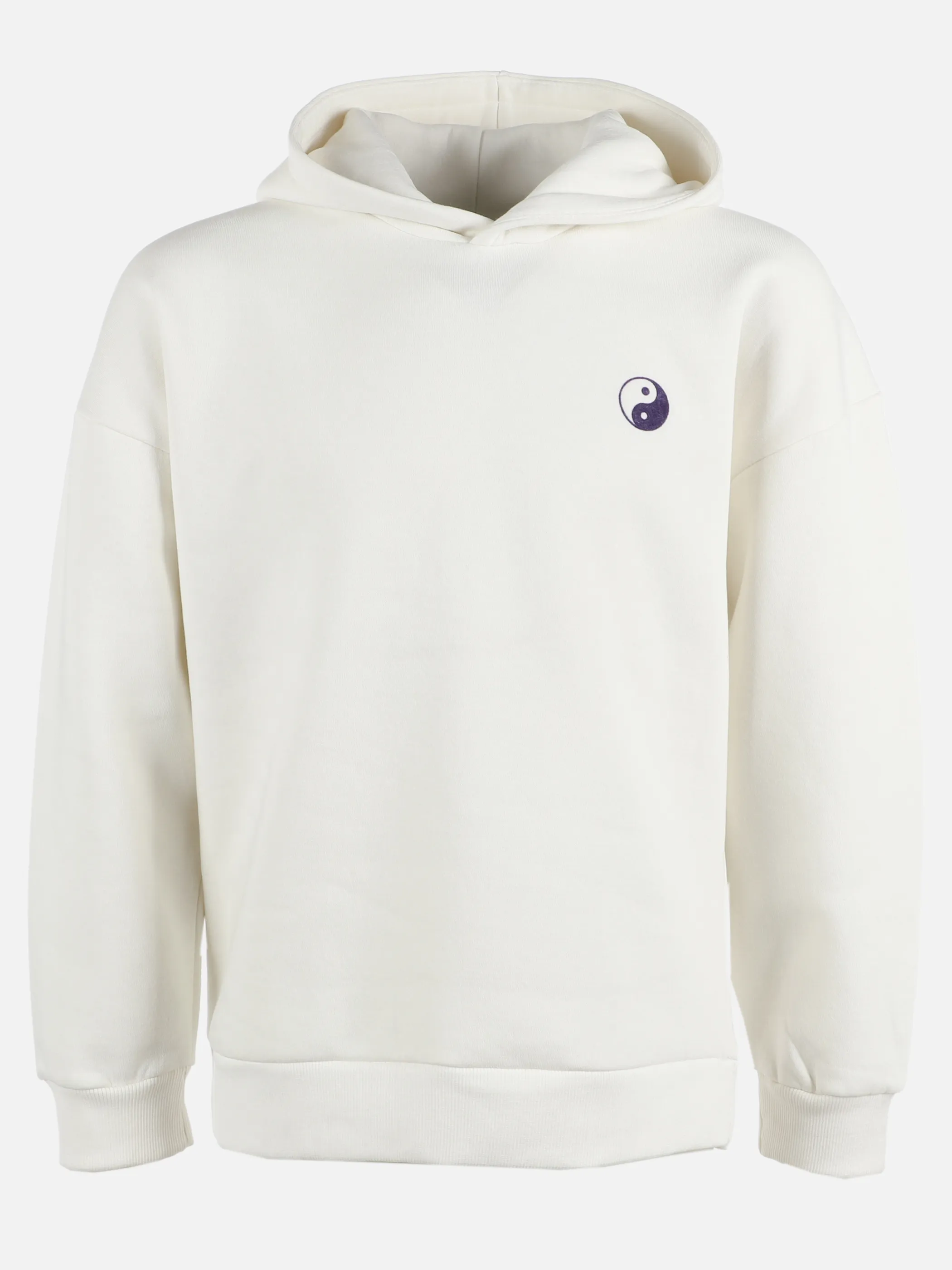 Stop + Go JM Hoodie mit Backprint in offwhite Weiß 899463 OFFWHITE 1