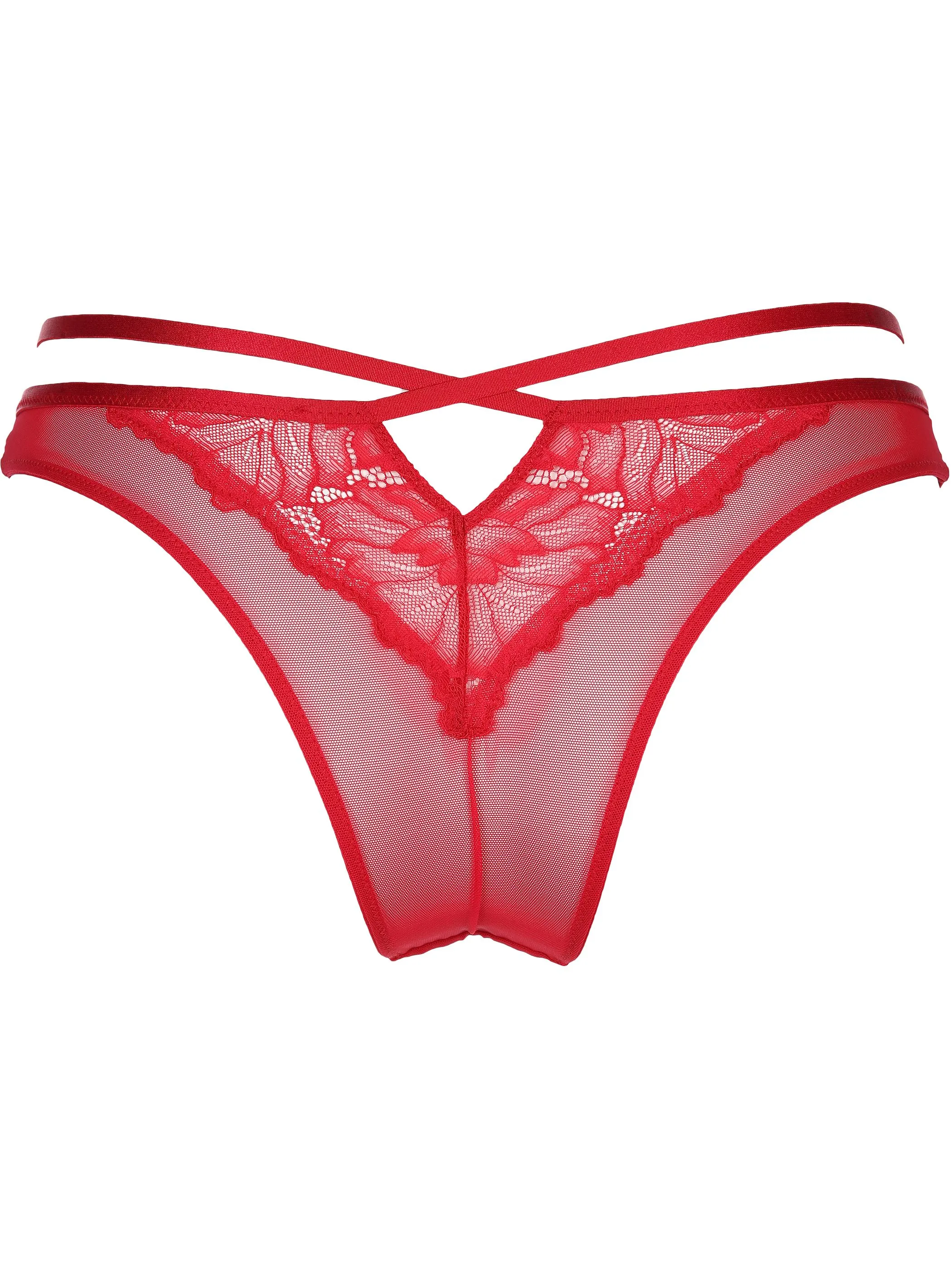 Dorina Da. Tanga Esme High Waist Rot 885869 ROT 2