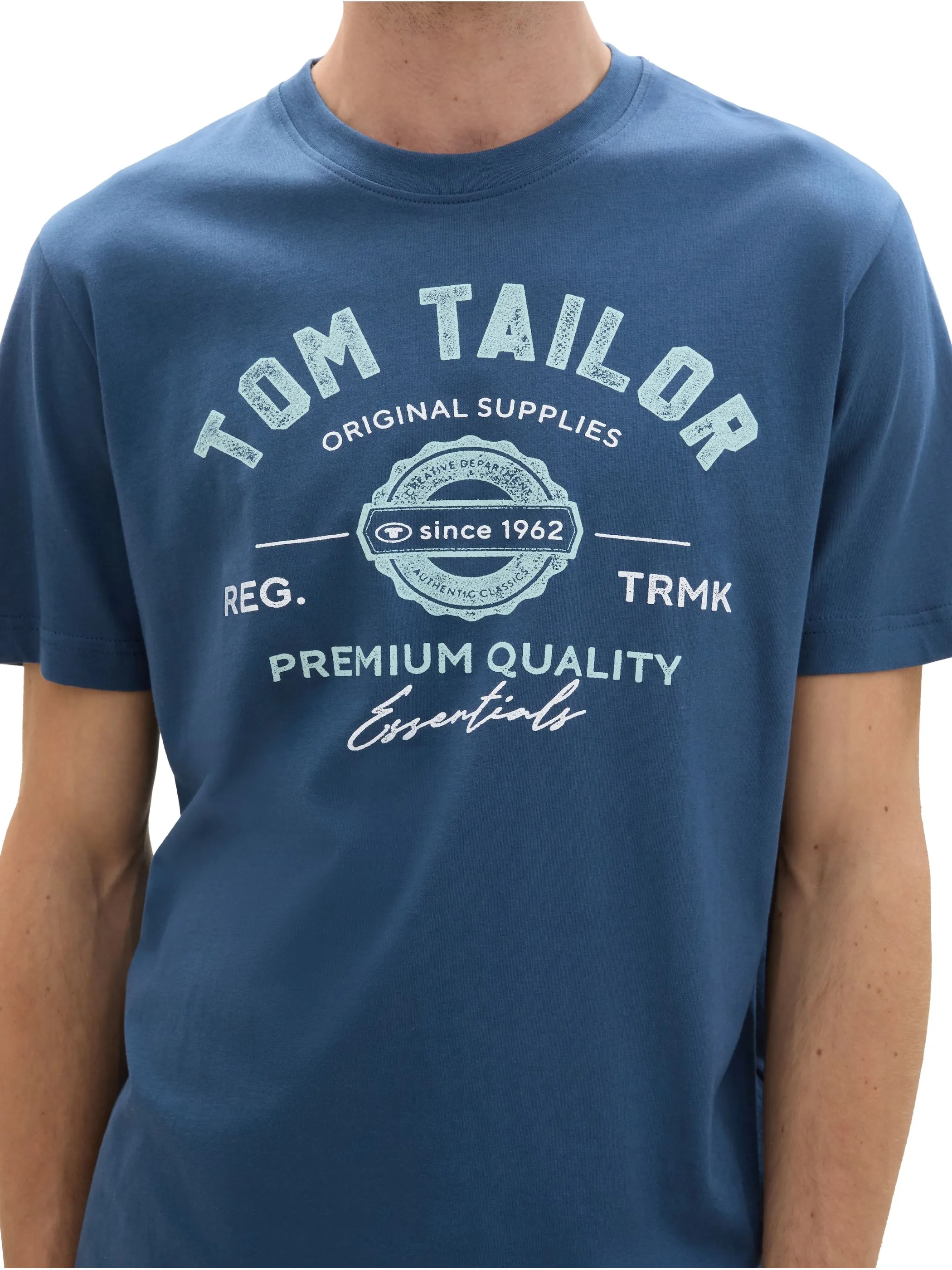 Tom Tailor 1037735 NOS logo tee Blau 884276 26779 3