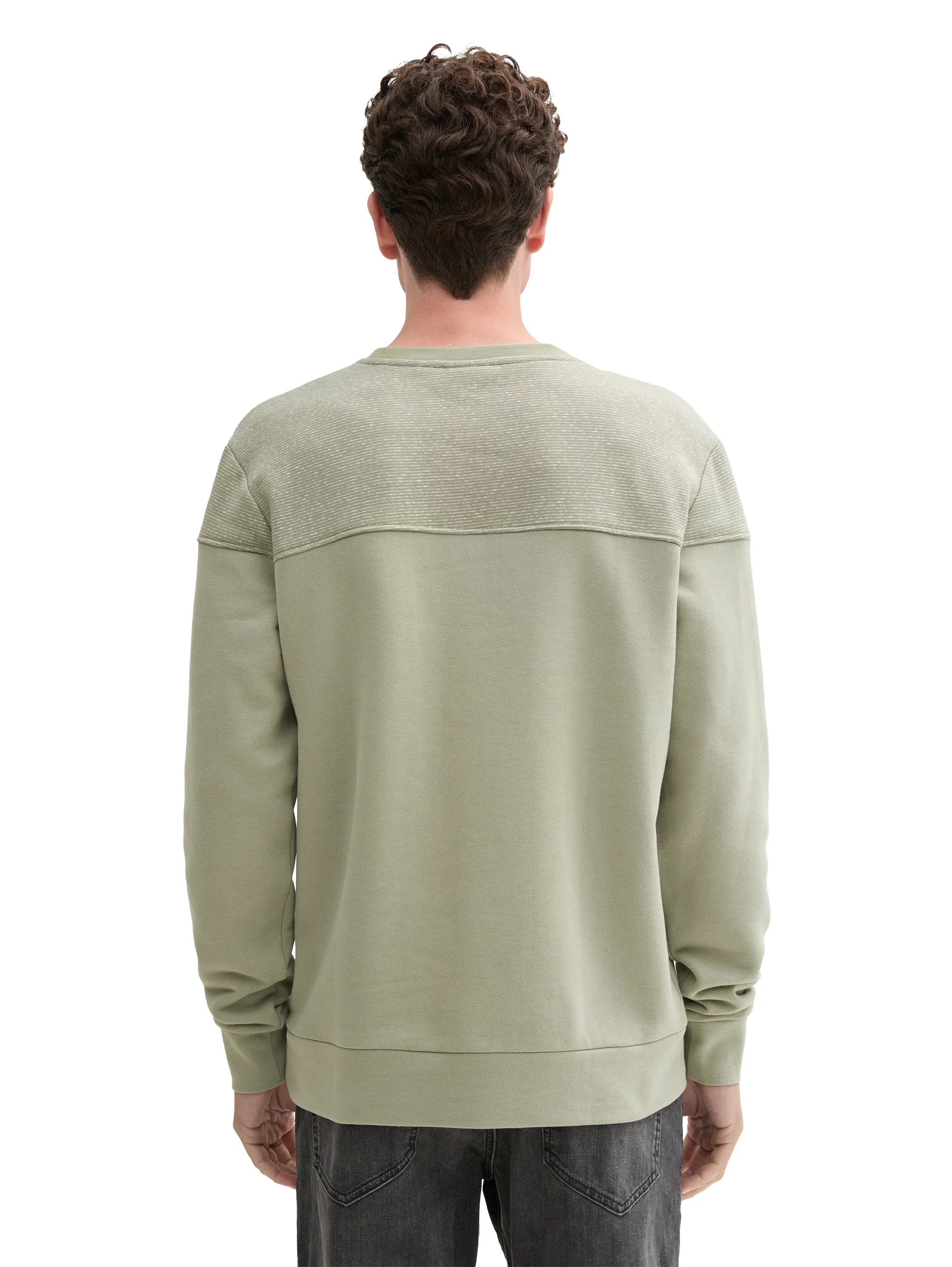 Tom Tailor 1044040 detailed crewneck Grün 903297 15615 2