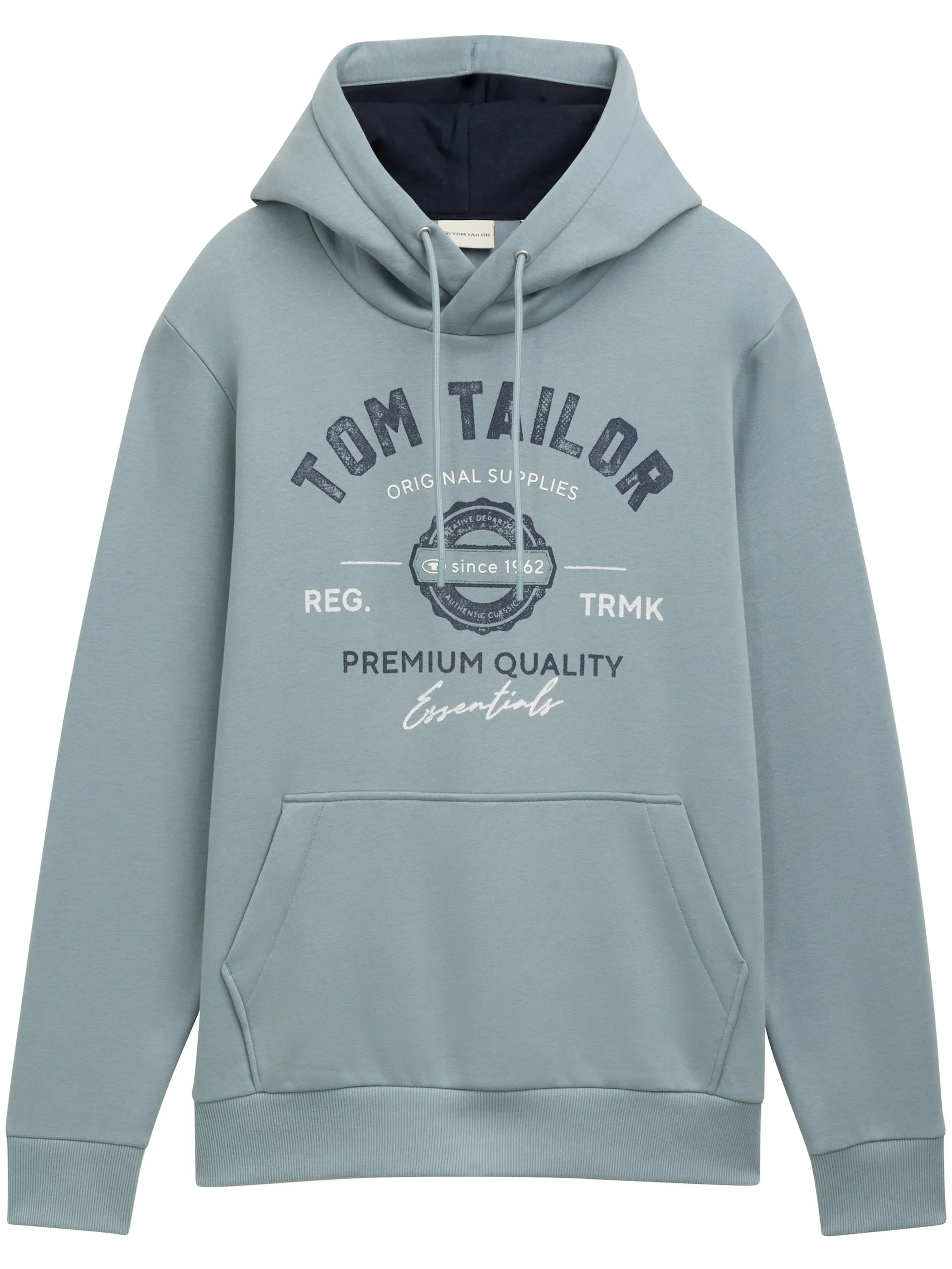 Tom Tailor 1043292 NOS hoodie with print Grau 898698 27475 1