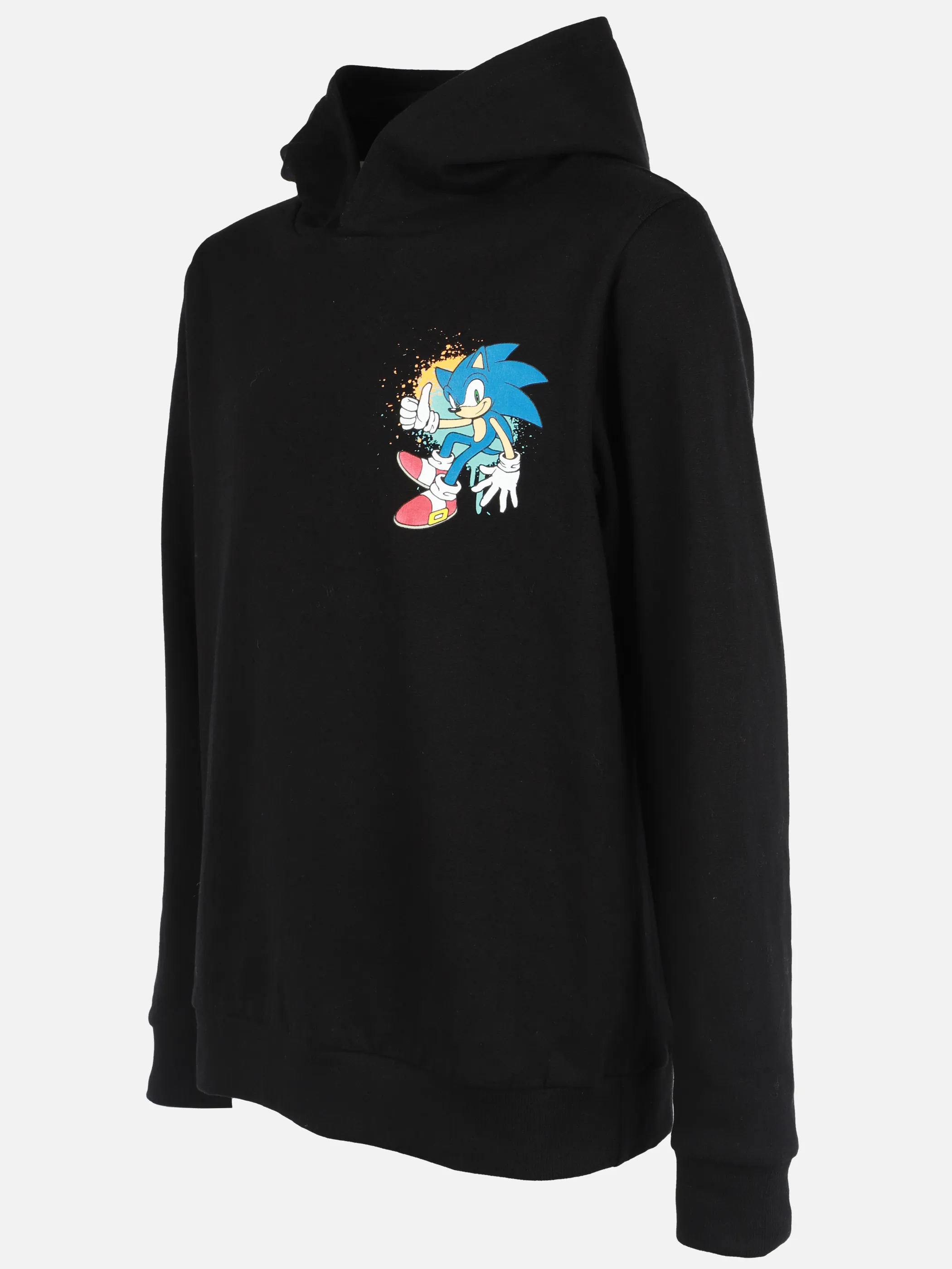 Sonic JJ Sweatshirt mit Kapuze + Sonic Print Schwarz 902171 SCHWARZ 3