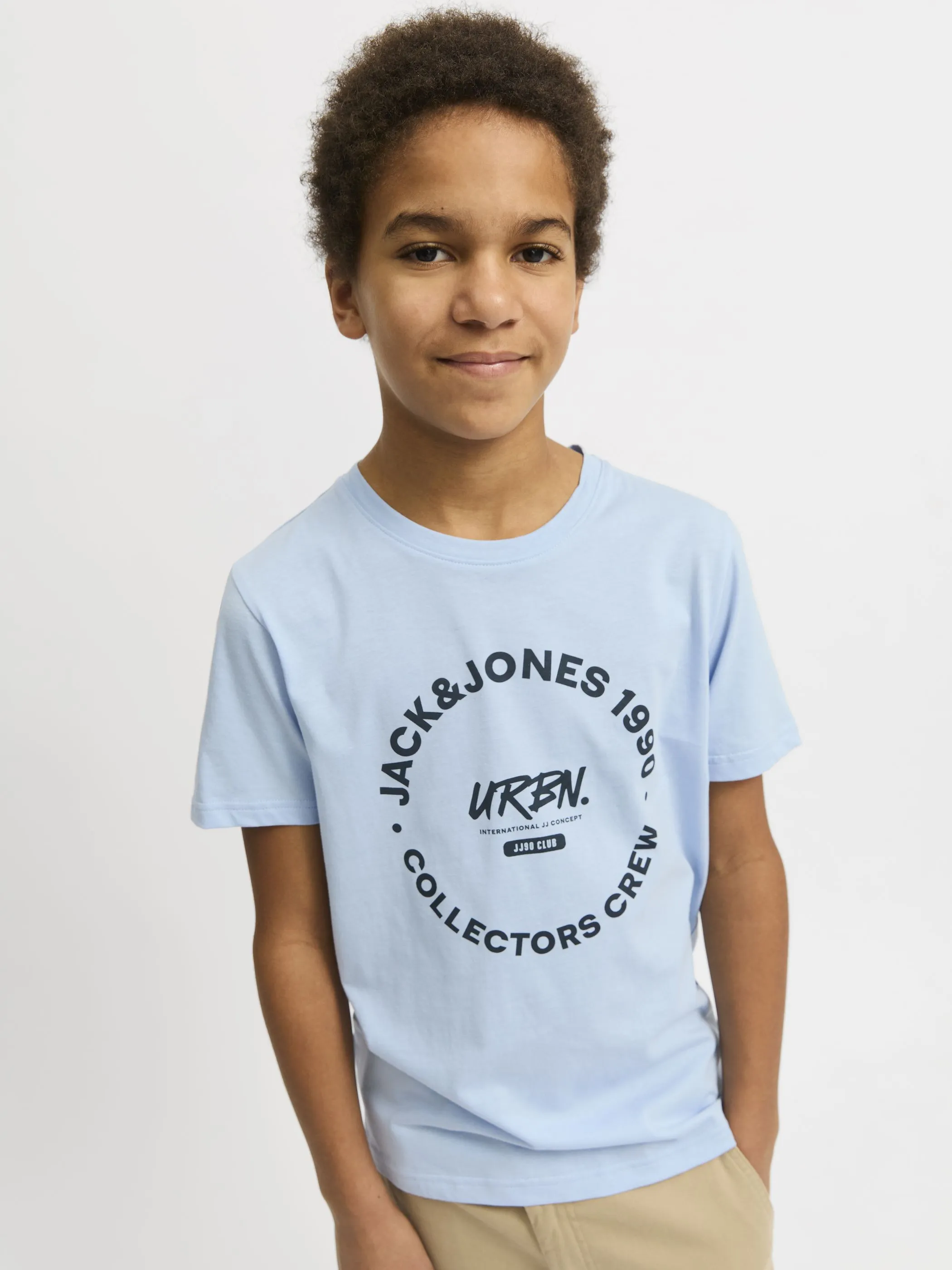 Jack&Jones Junior 12270001 JJSIMON TEE SS CREW N Blau 904157 175780001