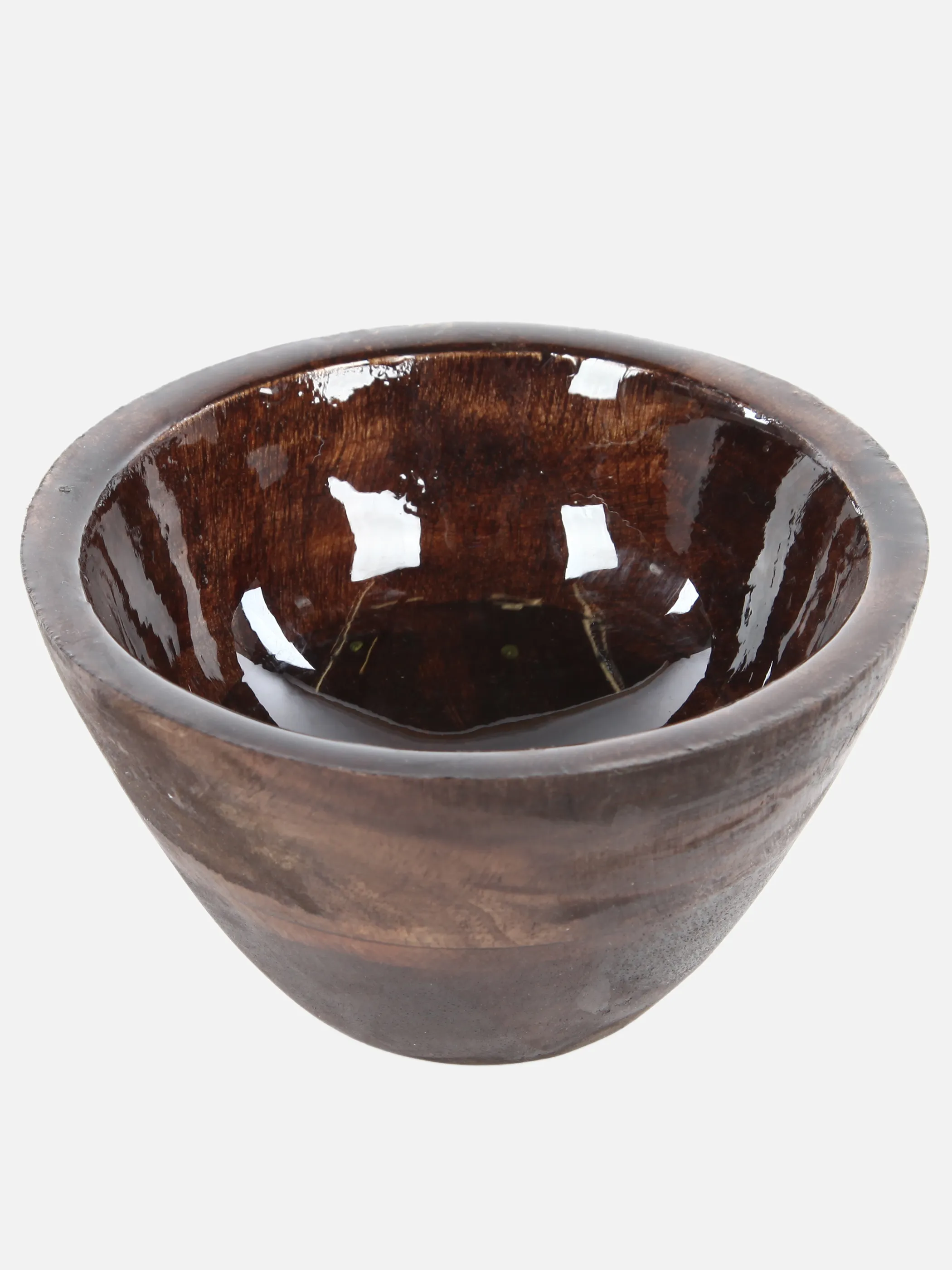 Deko Artikel Bowl aus Mangoholz 13x13x7 Braun 900351 BRAUN 1