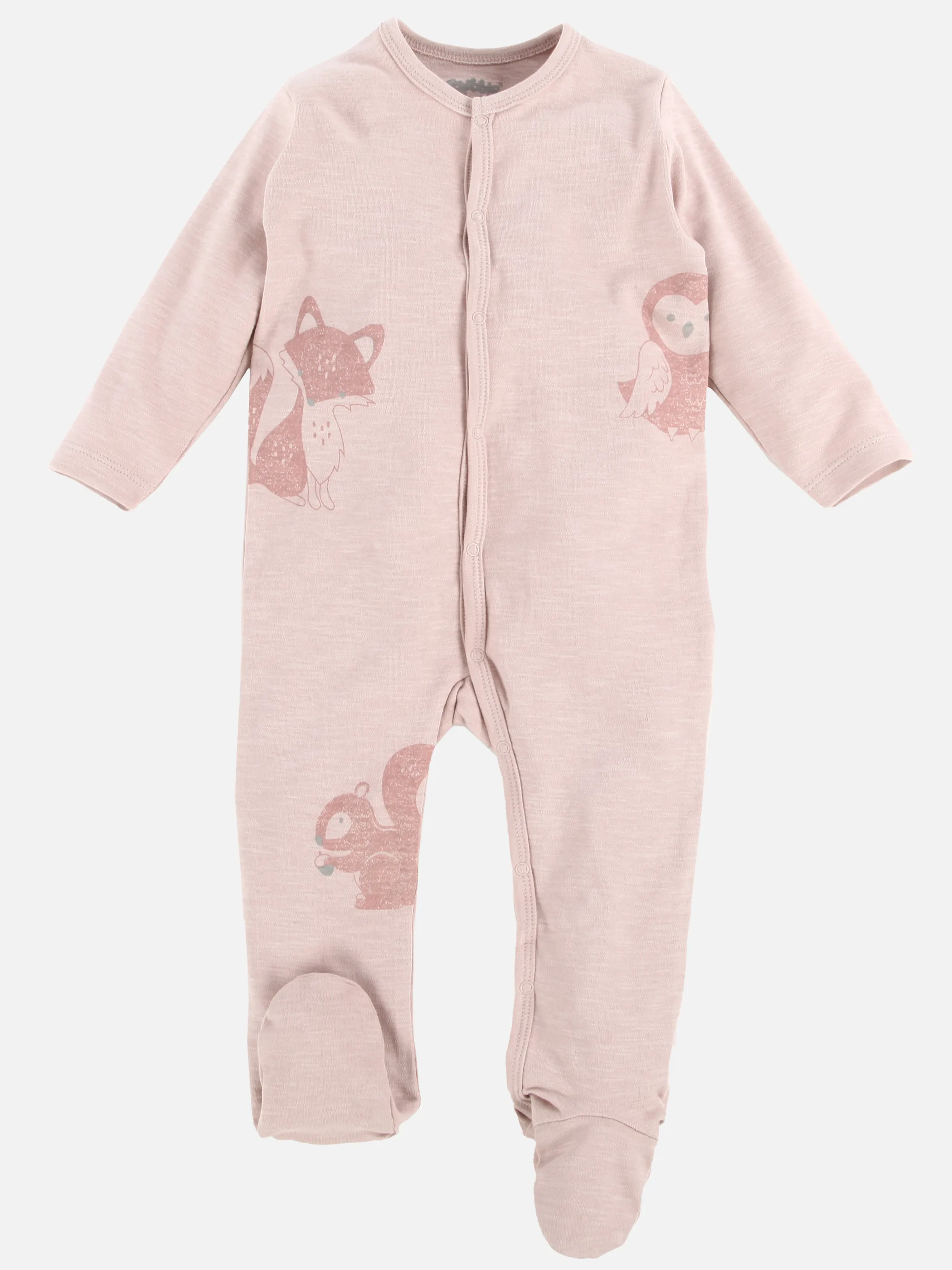 Bubble Gum BM Pyjama einteilig mit Fuß in rosa Rosa 900348 ROSA 1