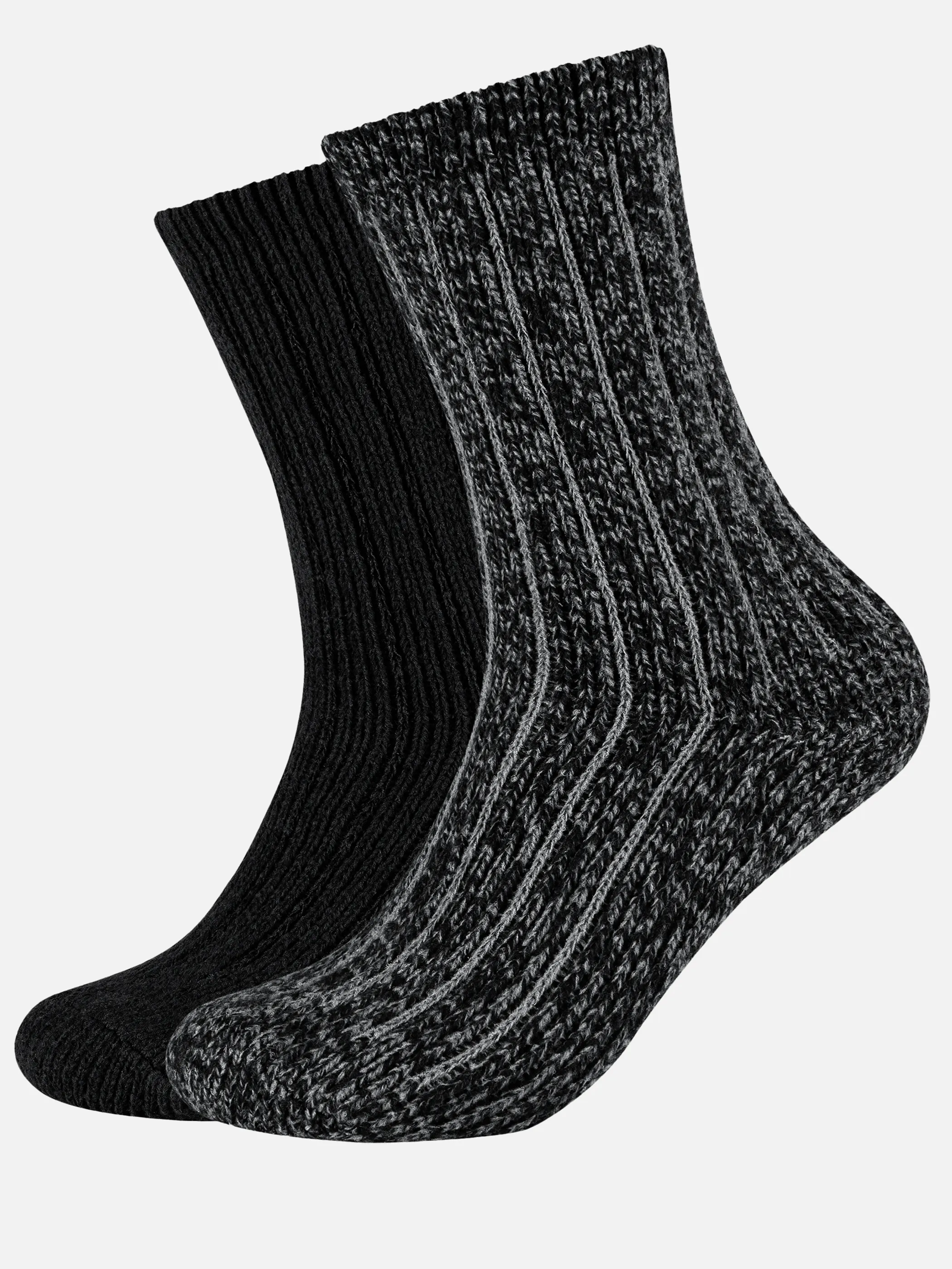 s.Oliver S20742 Warm & Cozy sustainable Socke 2er Schwarz 898903 9999 1