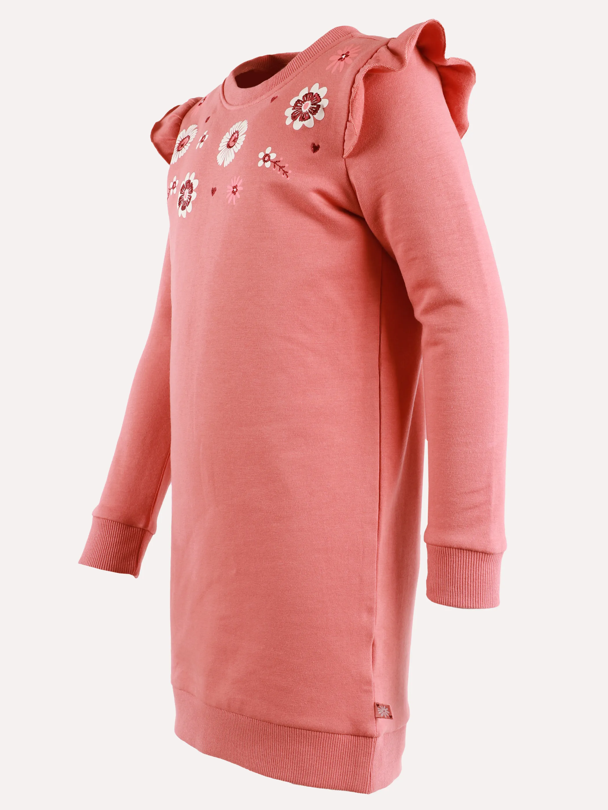 Stop + Go KM Sweatkleid mit Blumen Stickerei in rot braun Braun 898737 ROT 3