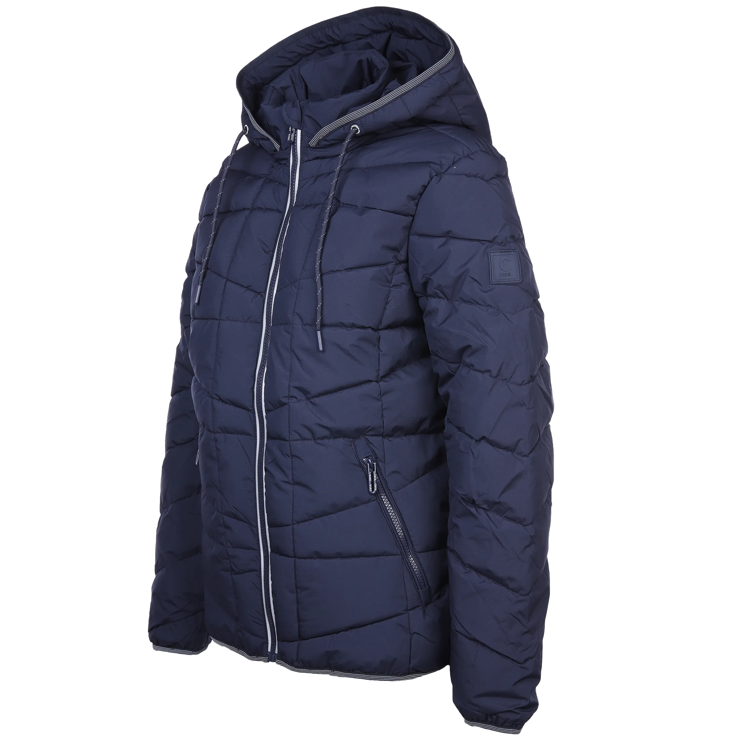 Cecil B201842 Sportive Padded Jacket Blau 884727 10128 3