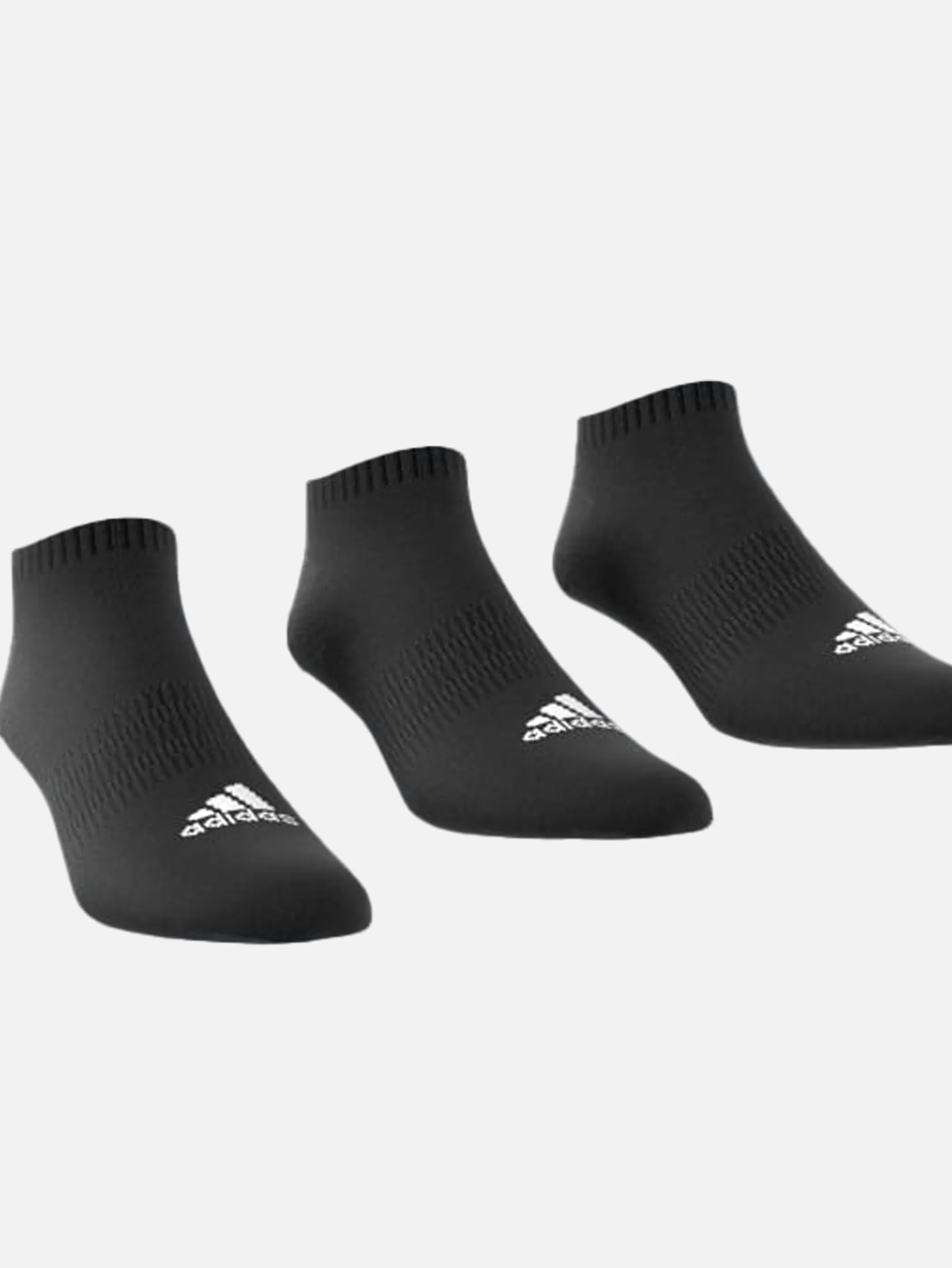 Adidas 6106496100 Adidas Sneaker Socken 3er schwarz Schwarz 898859 SCHWARZ 1