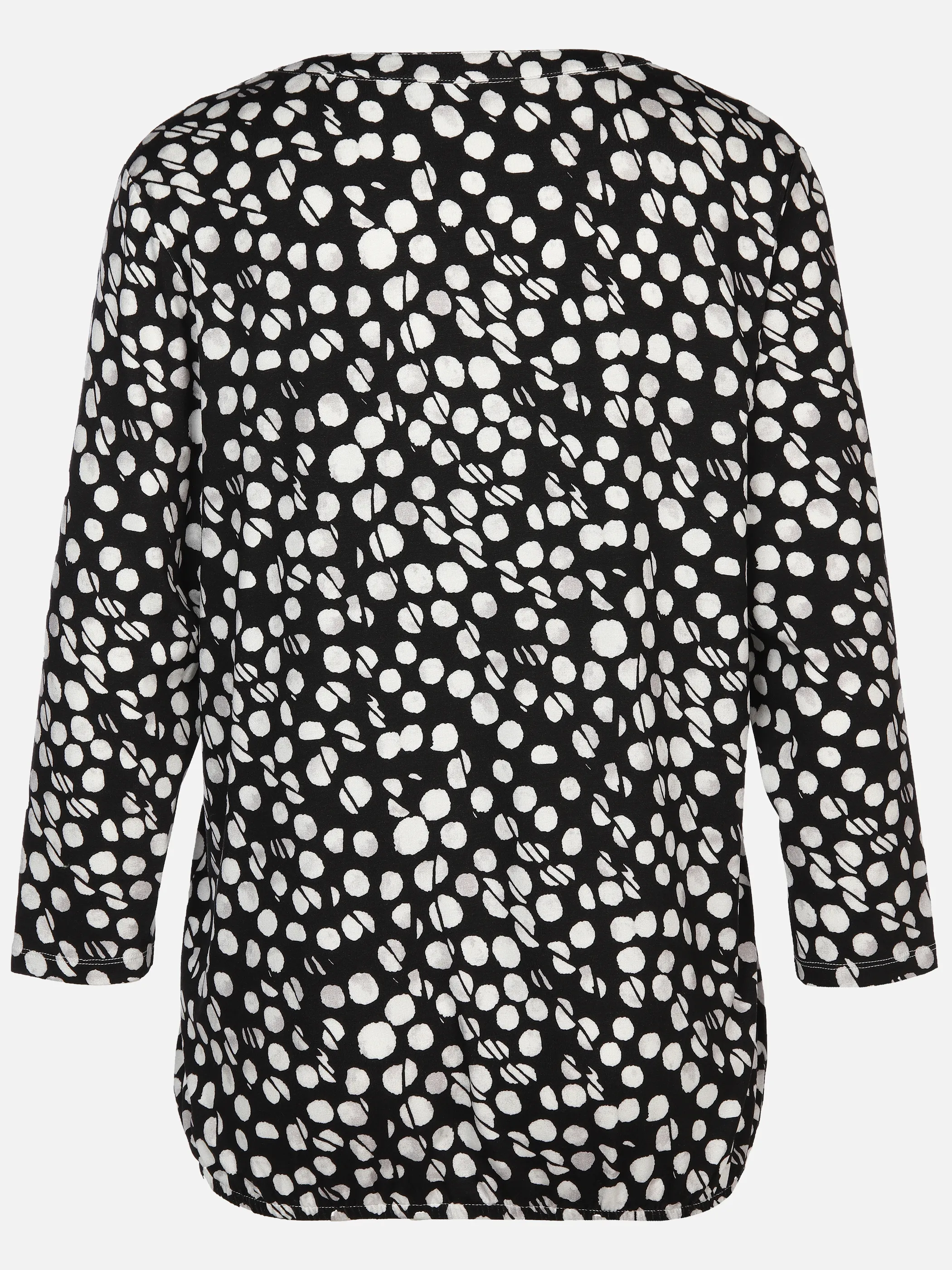 Lisa Tossa Da. Print-Shirt m. 3/4 Arm Schwarz 901360 TUPFEN 2