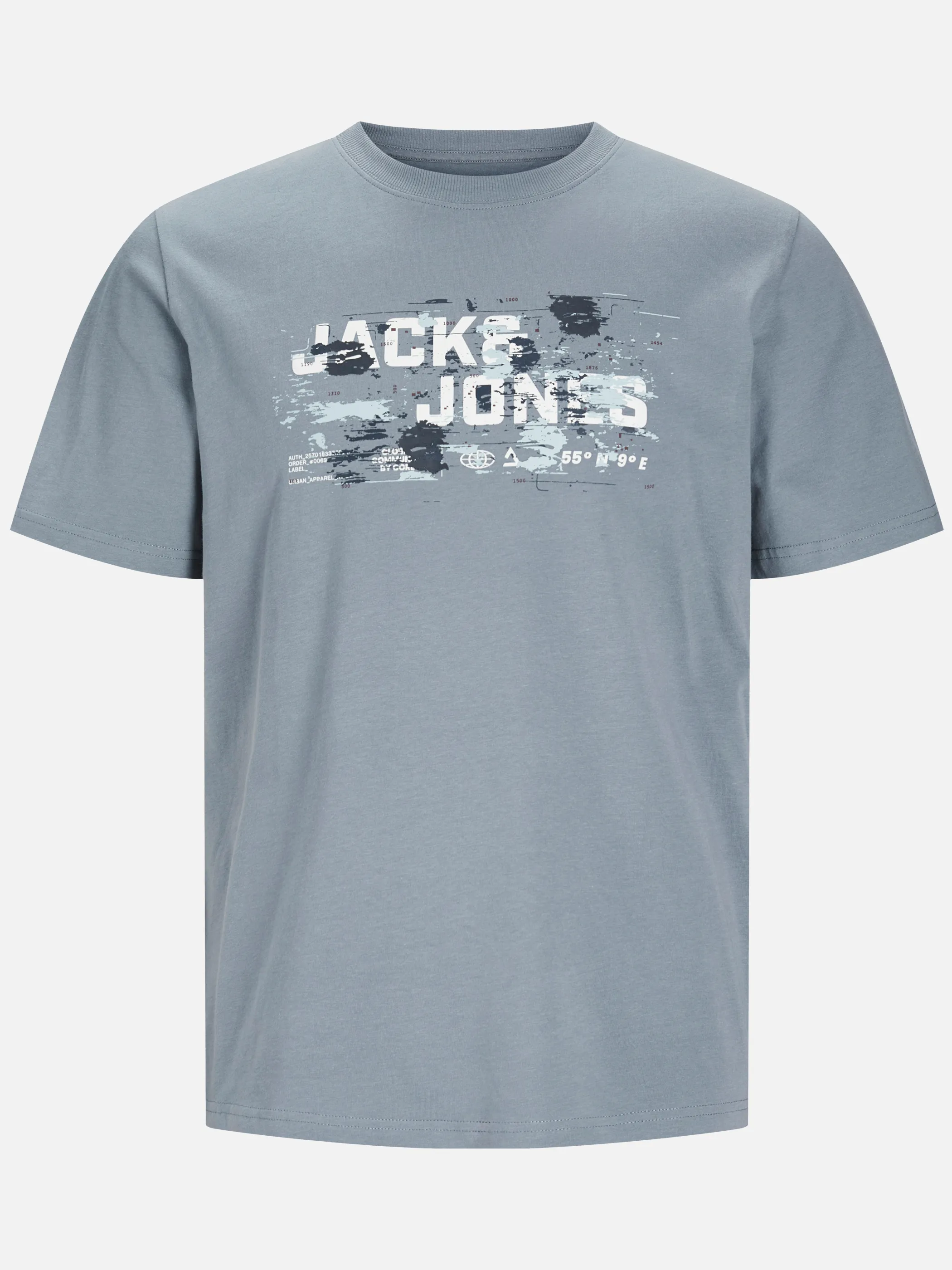 Jack Jones 12262560 JCOOUTDOOR LOGO TEE S Blau 898064 175828 1