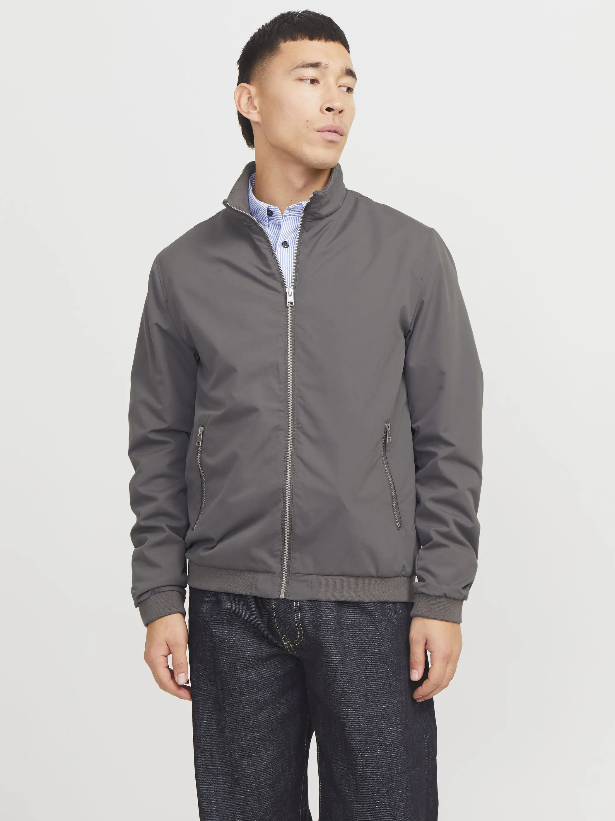 Jack Jones 12204277 JJERUSH HARRINGTON BO Grau 872235 176540 5