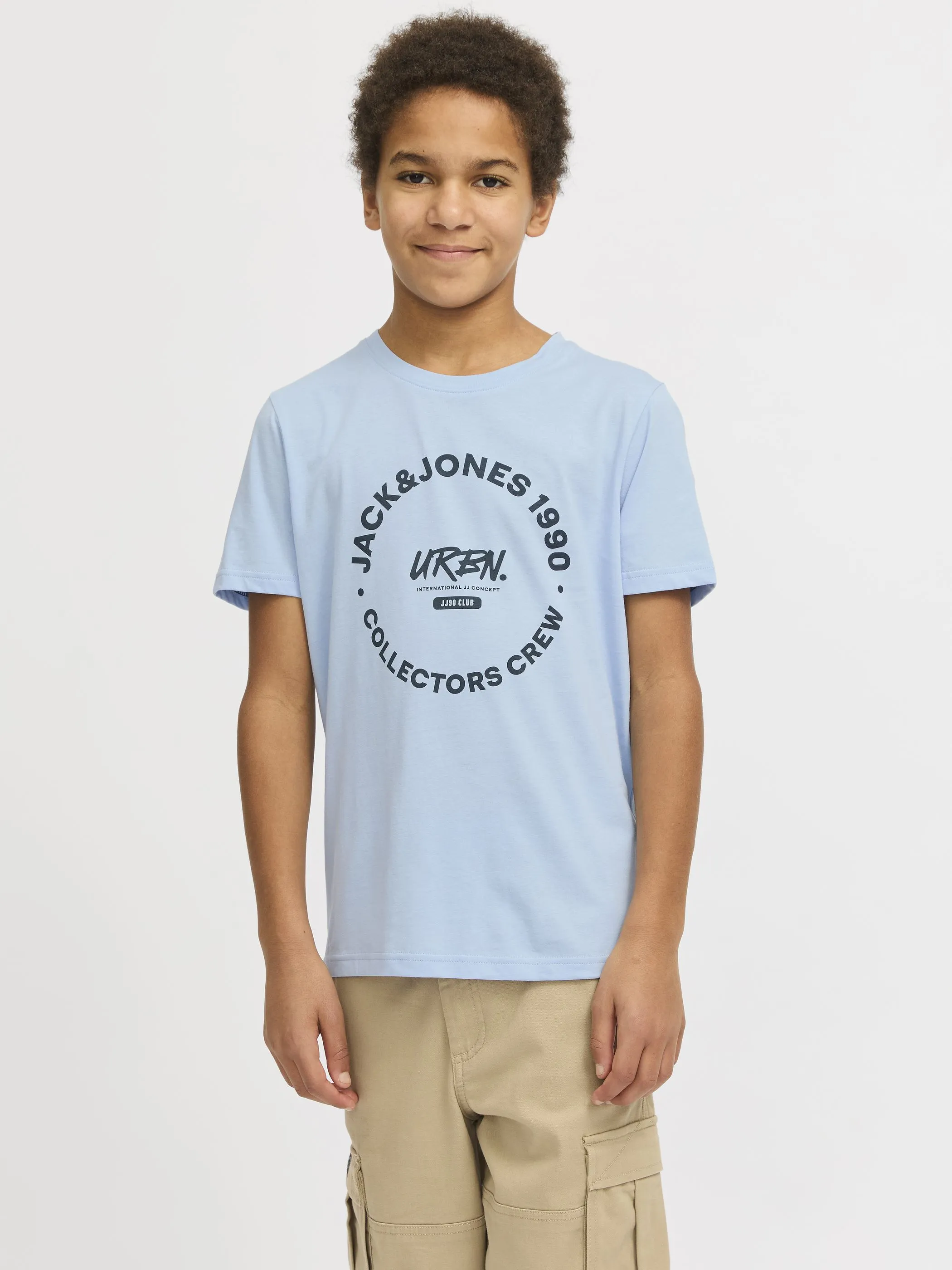 Jack&Jones Junior 12270001 JJSIMON TEE SS CREW N Blau 904157 175780001 5