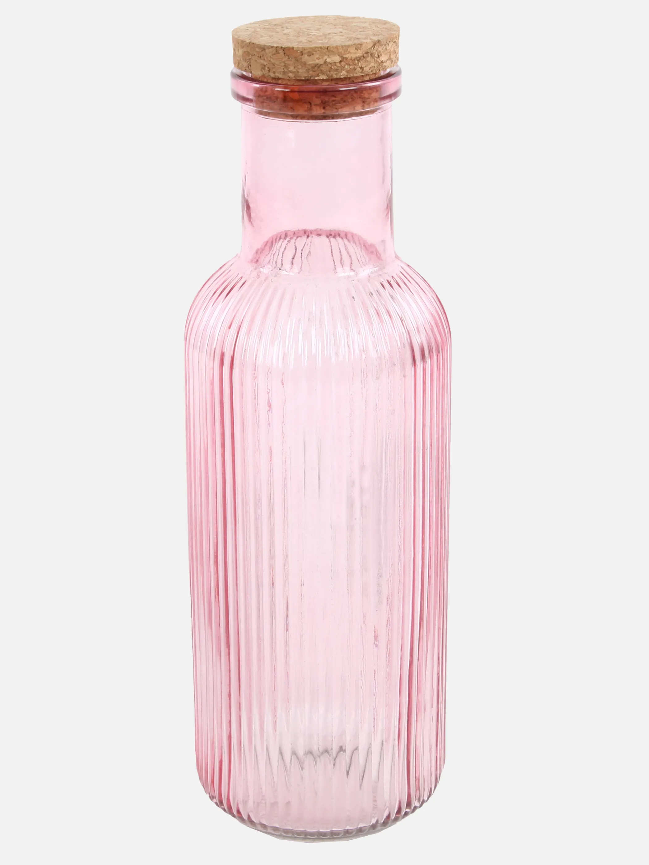 Deko Artikel Flasche mit Korkstopfen 1 Lite Pink 907449 CONFETTI 1