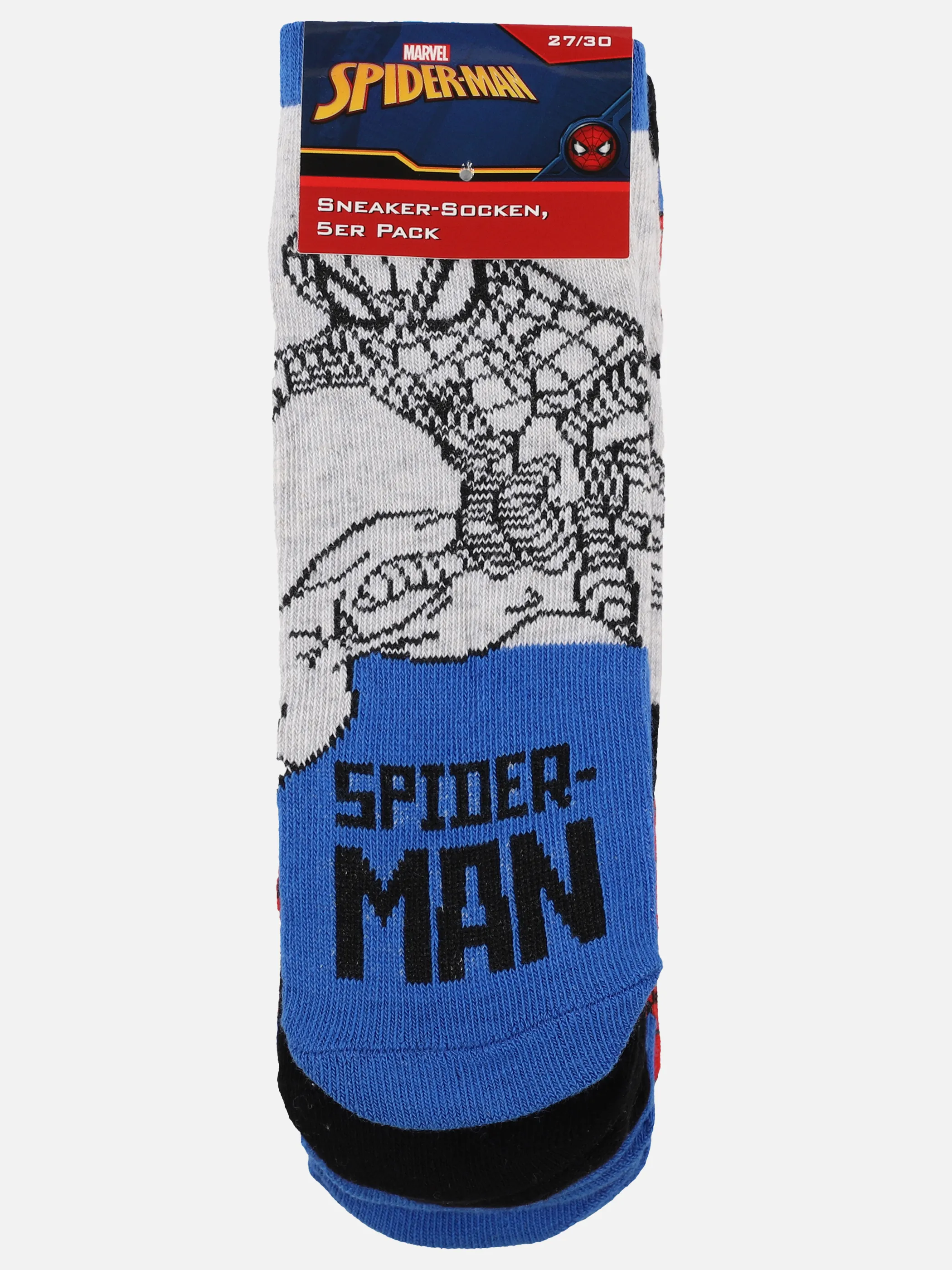 Spidermann KJ Sneaker Socken 5er Blau 903216 BLAU 3