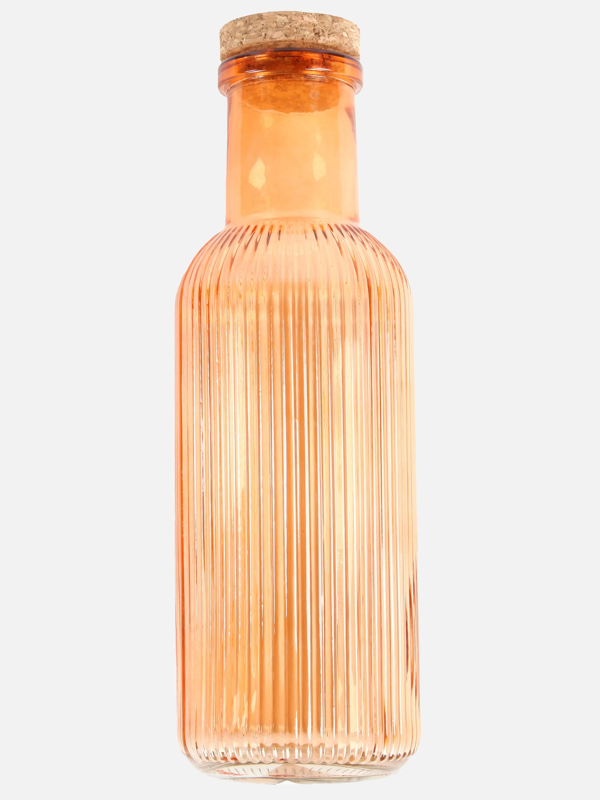 Deko Artikel Flasche mit Korkstopfen 1 Lite Orange 907449 ORANGE 2