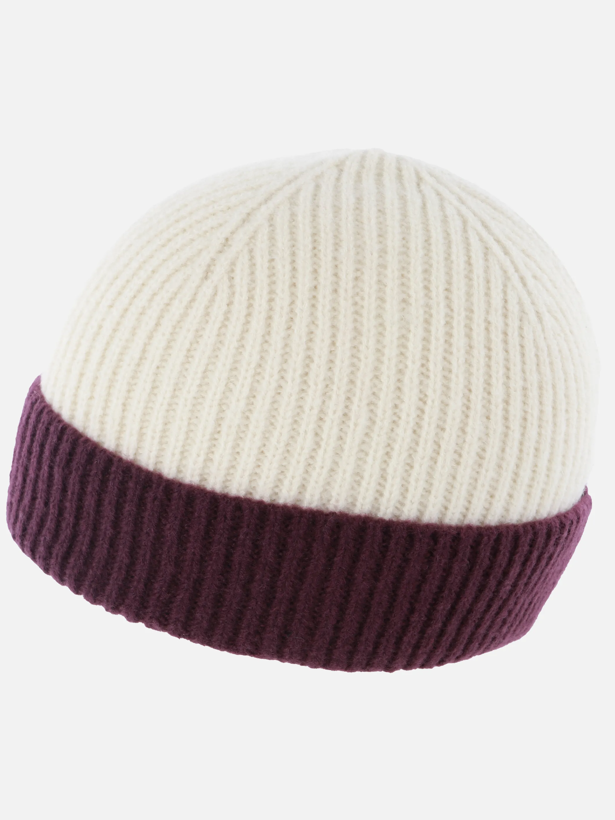 IX-O YF-Da Beanie m. Kontrast Beige 899562 BIRCH/WINE 2