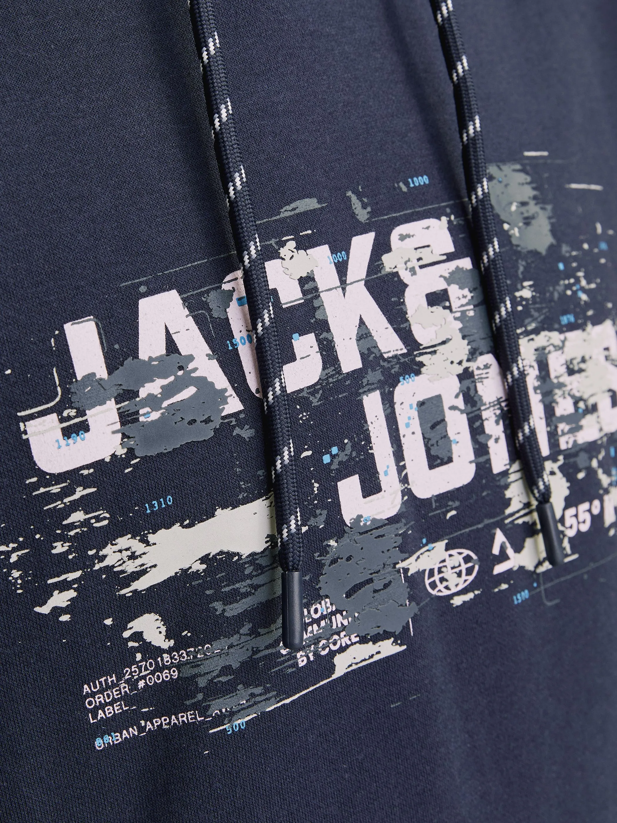 Jack Jones 12261670 JCOOUTDOOR LOGO SWEAT Blau 910799 175876 4