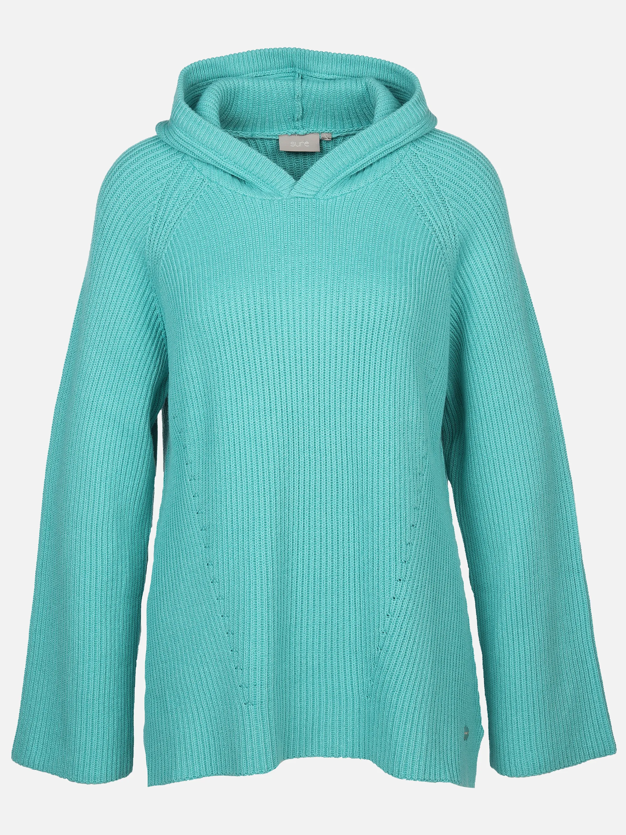 Sure Da-Pullover m. Kapuze Türkis 896765 AQUA 1