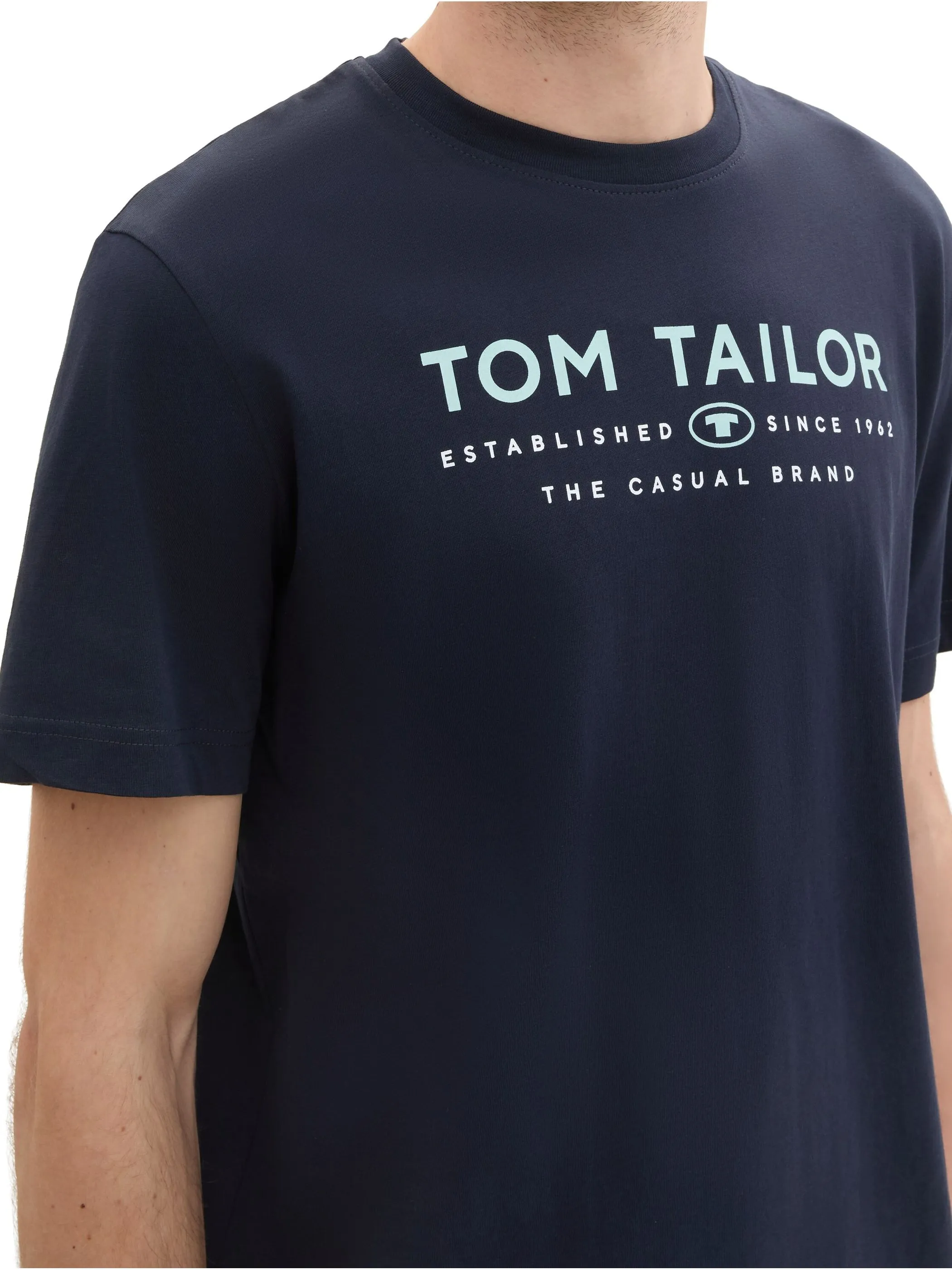 Tom Tailor 1043276 t-shirt with print Blau 898849 10668 3