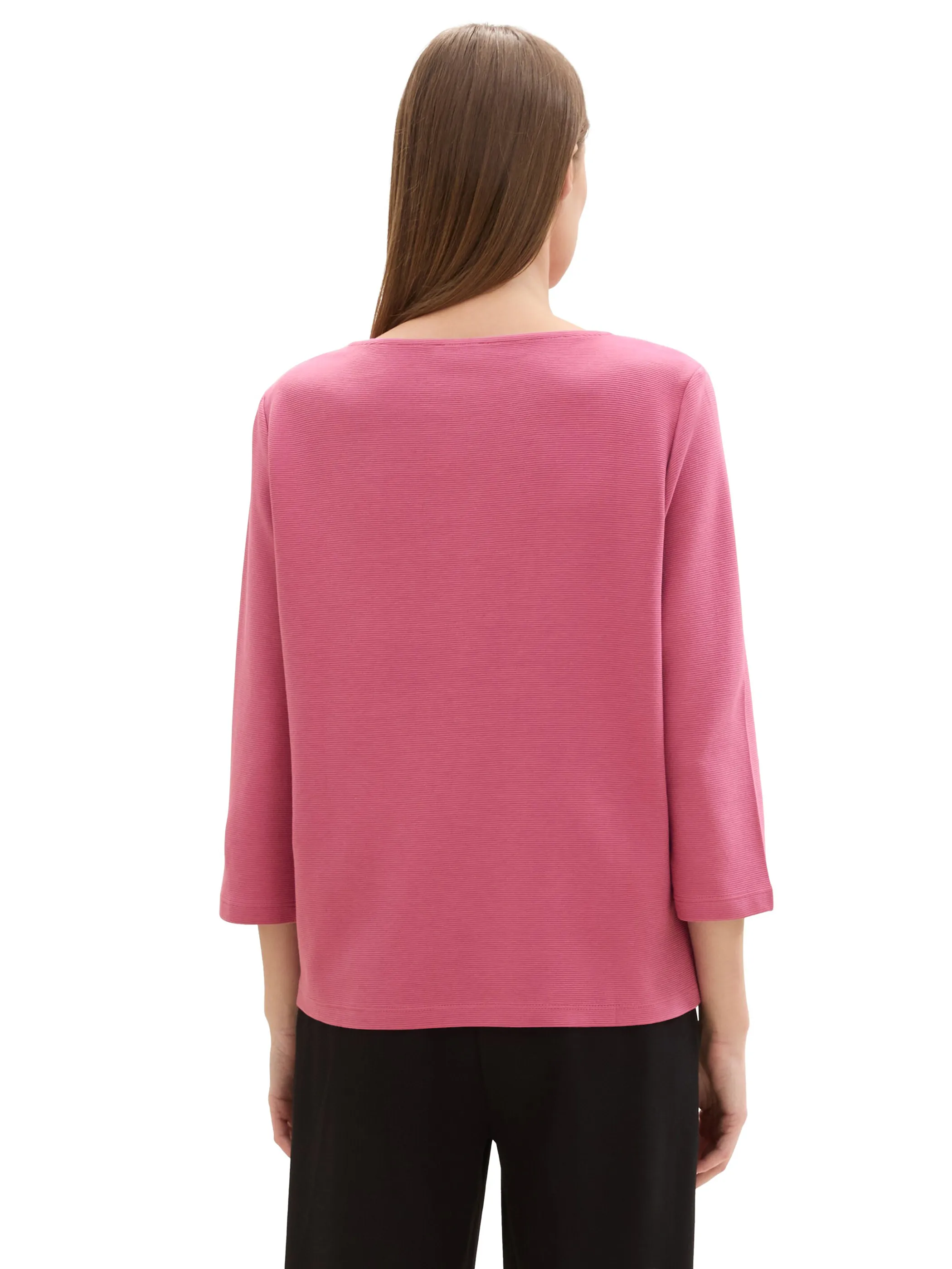 Tom Tailor 1043102 T-shirt structured Pink 898623 16348 2