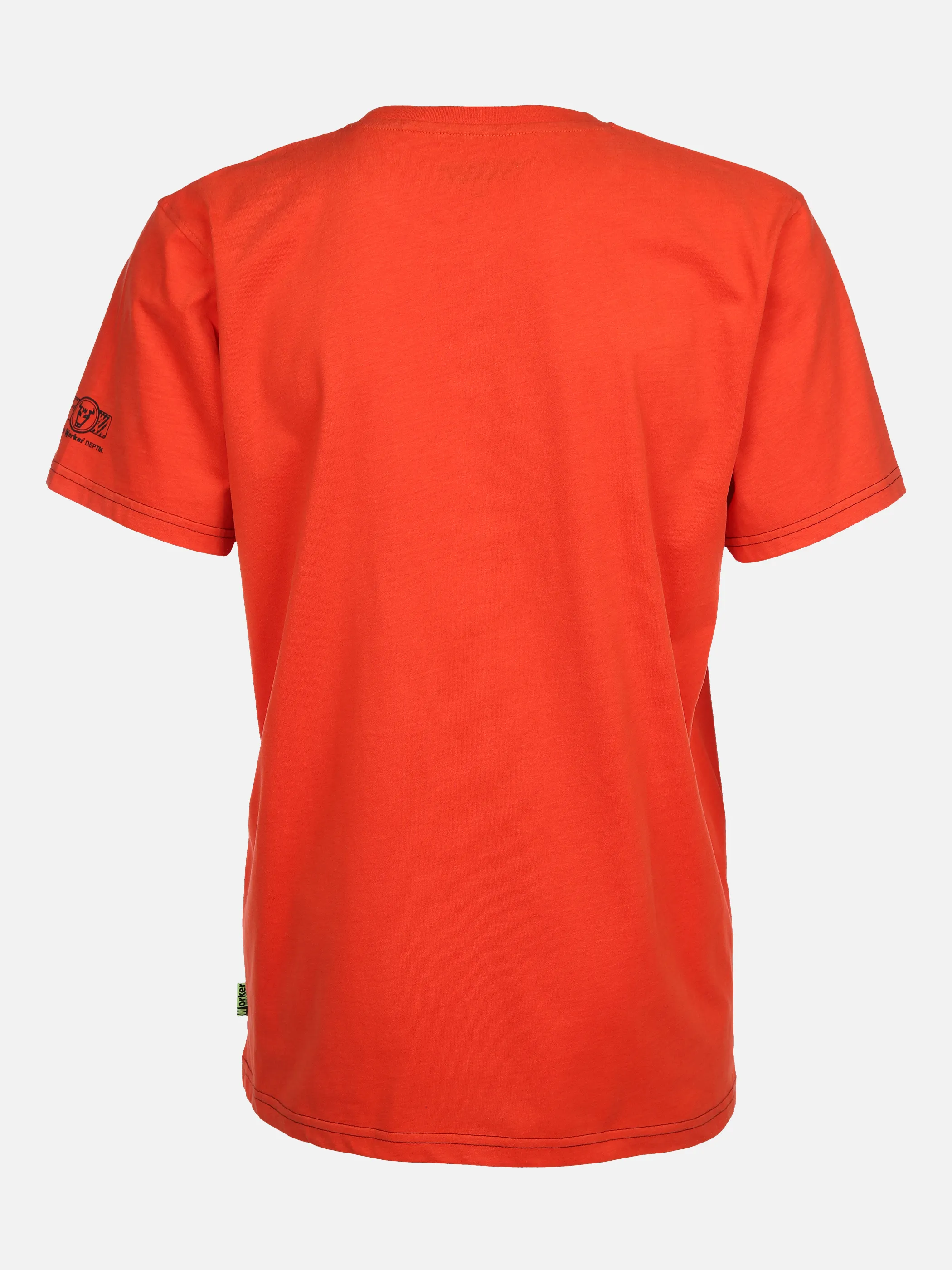 Worker He. T-Shirt 1/2 Arm Sprüche Orange 861655 NEON ORANG 2