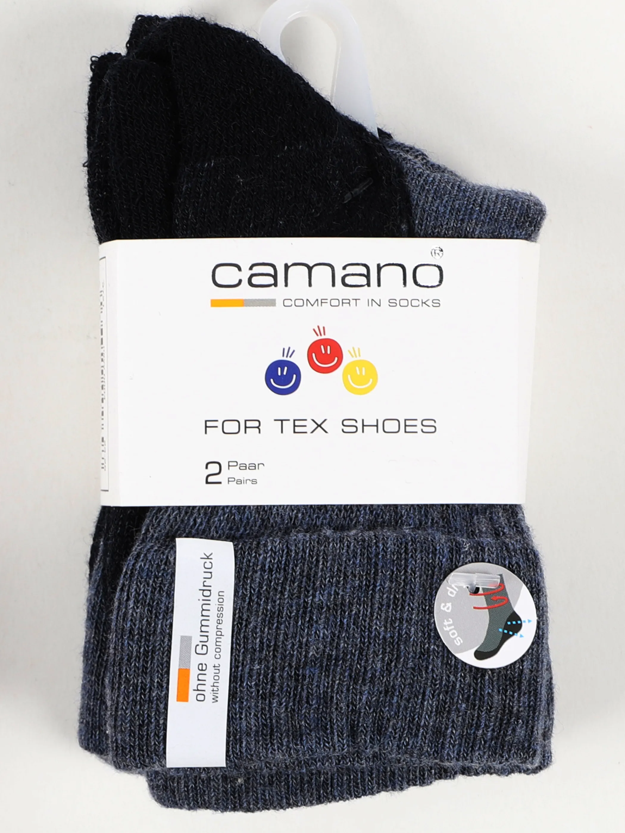 Camano 000003721 Ki-Tex Socken 2er Blau 861326 0004 2