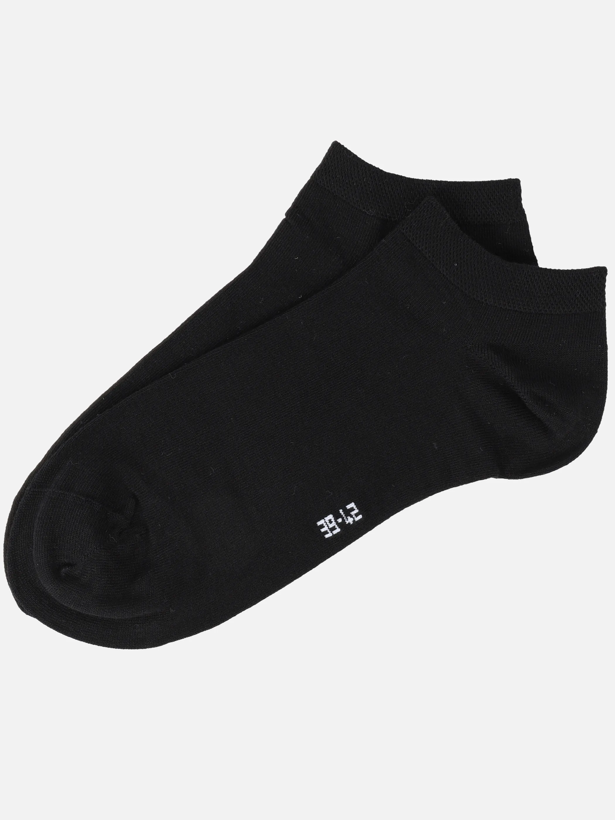 He. Bambussneakersocken 2er Pa Schwarz 900268 SCHWARZ 2