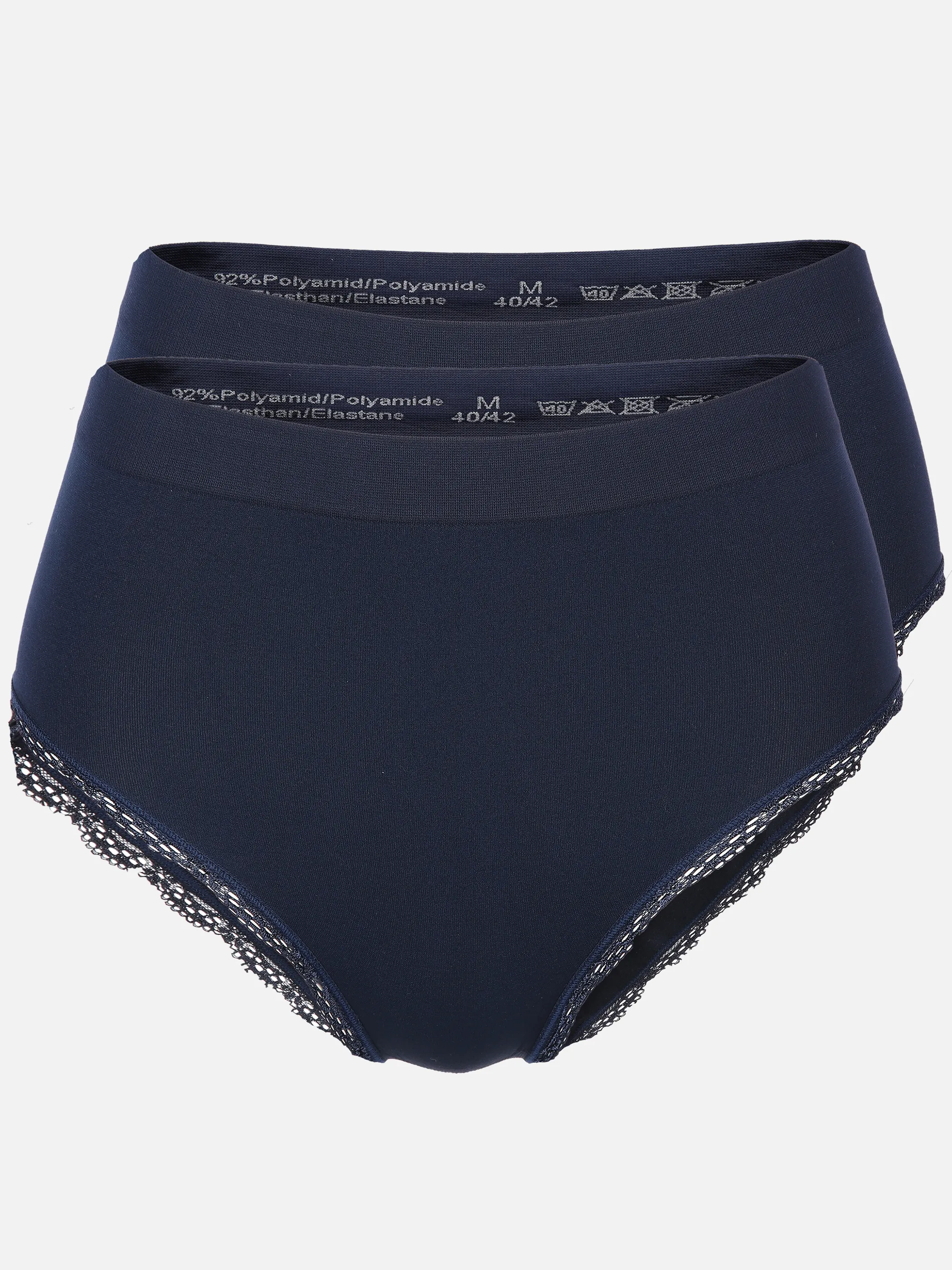 Sure Da. Taillenslip Seamless 2er P Blau 897635 NAVY 1