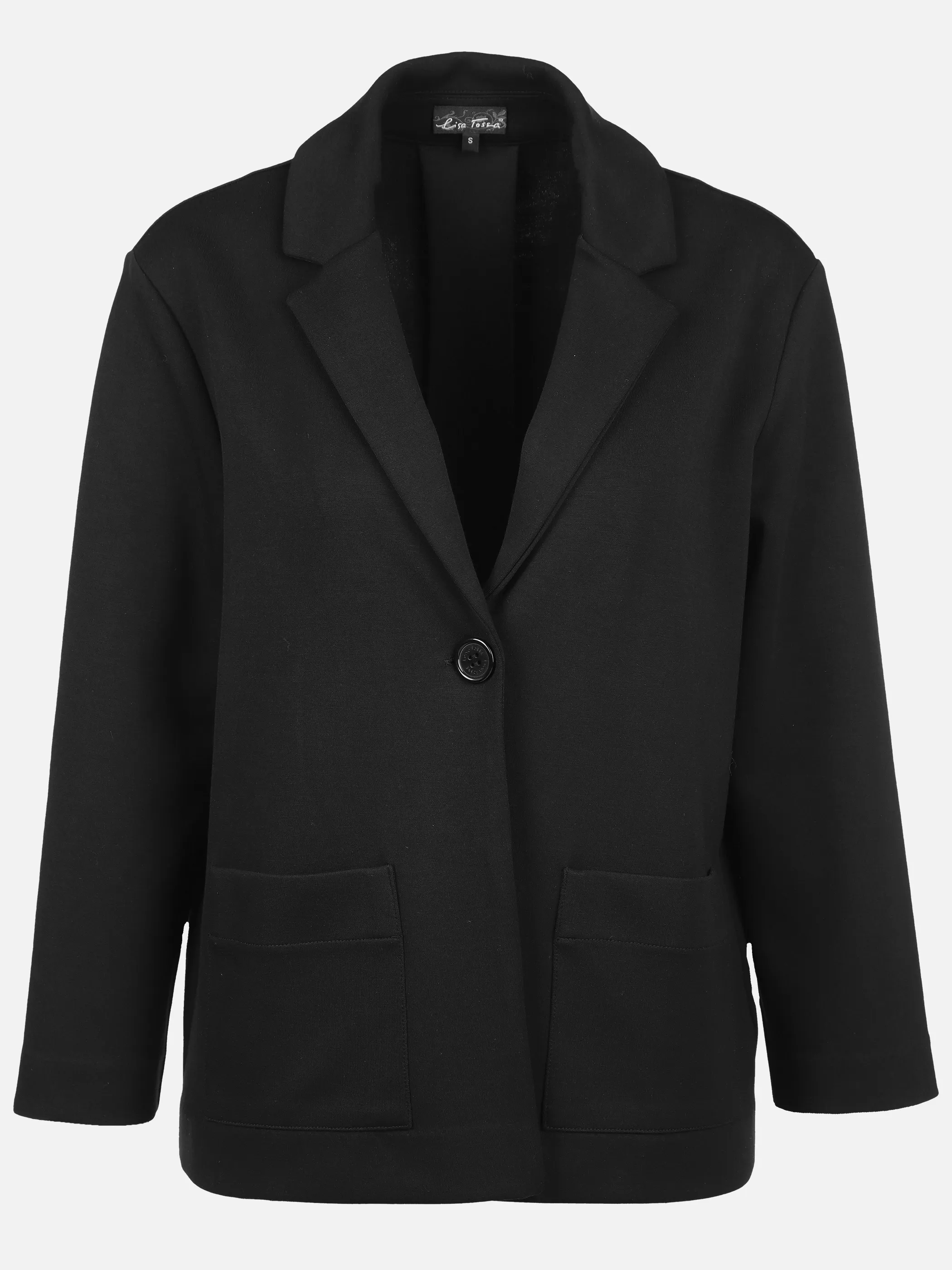 Lisa Tossa Da-Blazer m. Knopf Schwarz 906617 BLACK 1