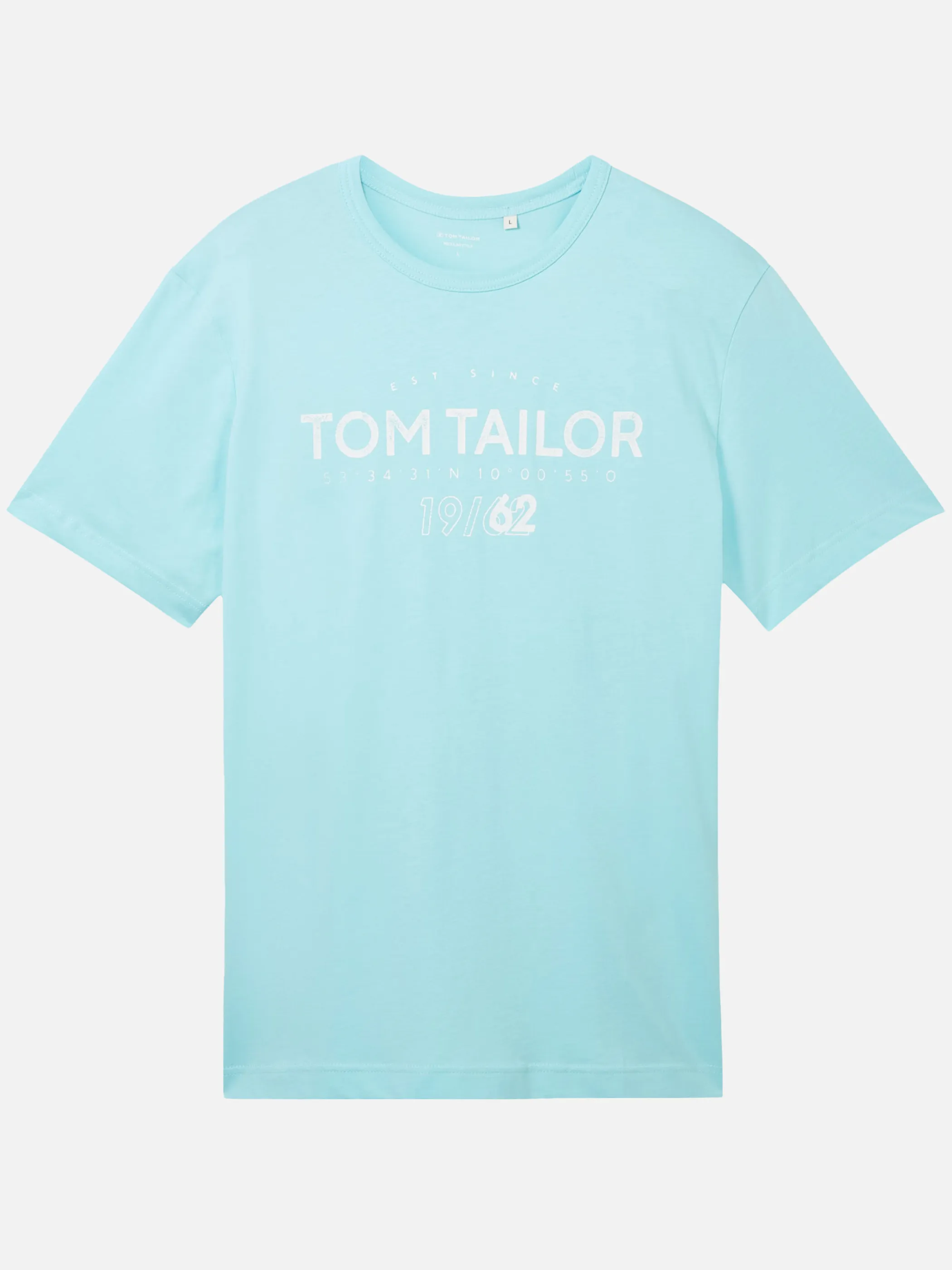 Tom Tailor 1041871 printed t-shirt Türkis 895641 34921 1