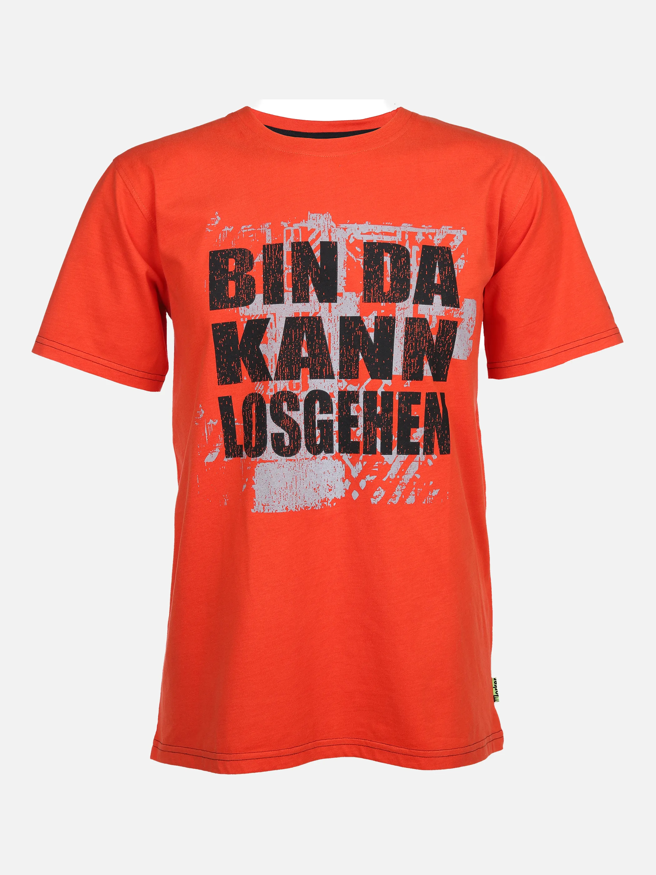 Worker He. T-Shirt 1/2 Arm Sprüche Orange 861655 NEON ORANG 1