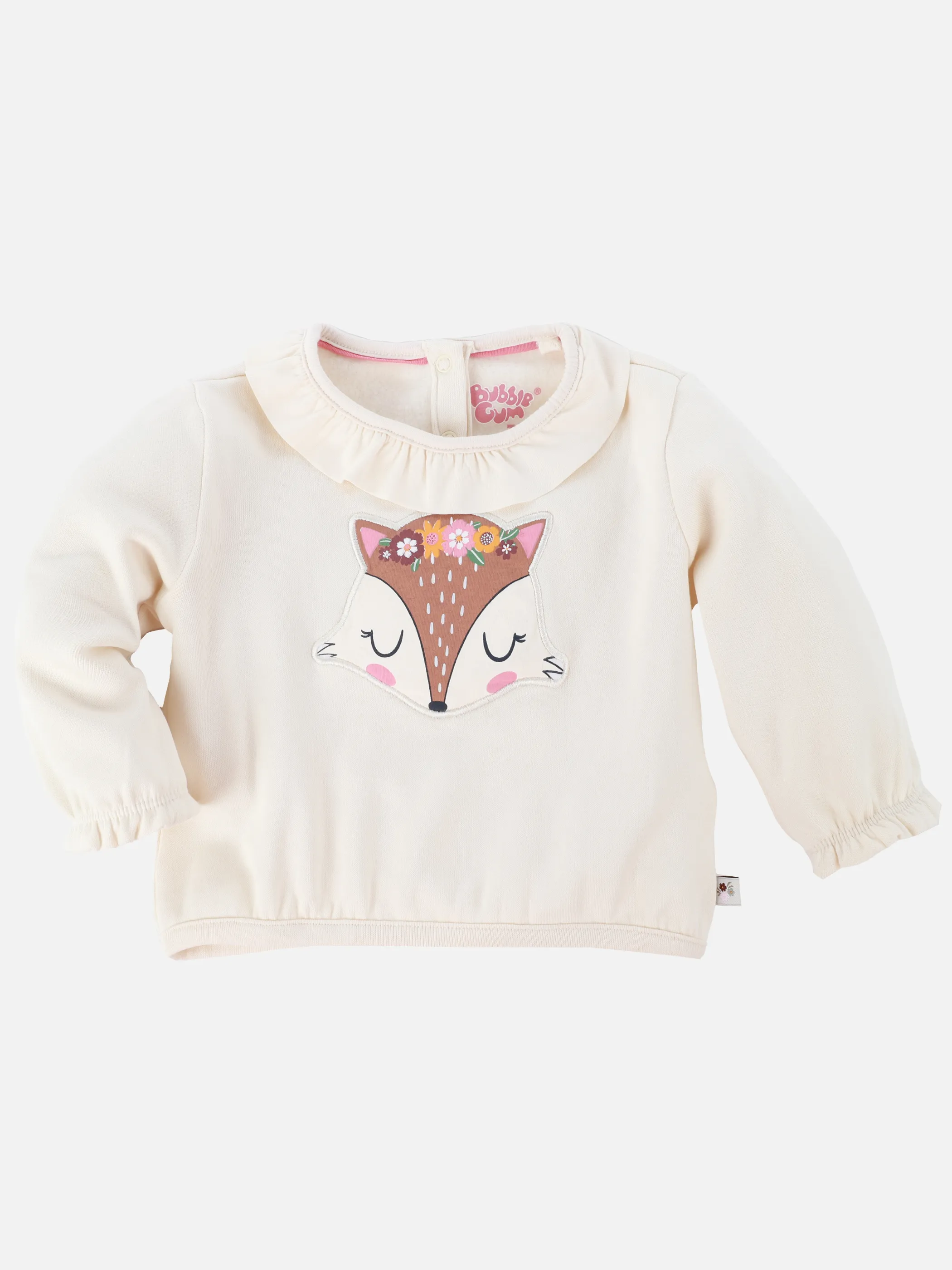 Bubble Gum BM Sweatshirt mit Rehprint in beige Beige 900269 BEIIGE 1