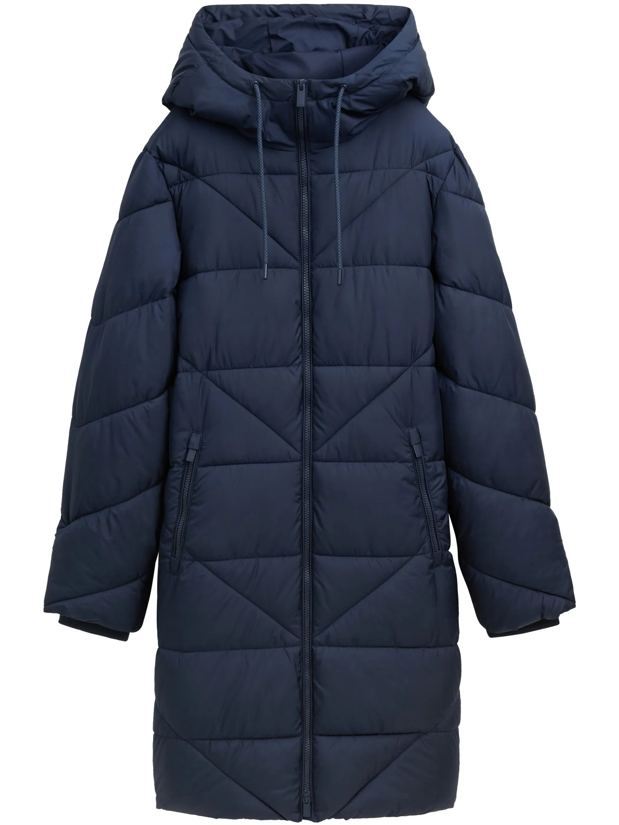 Tom Tailor 1042916 long puffer coat Blau 898628 10668 1