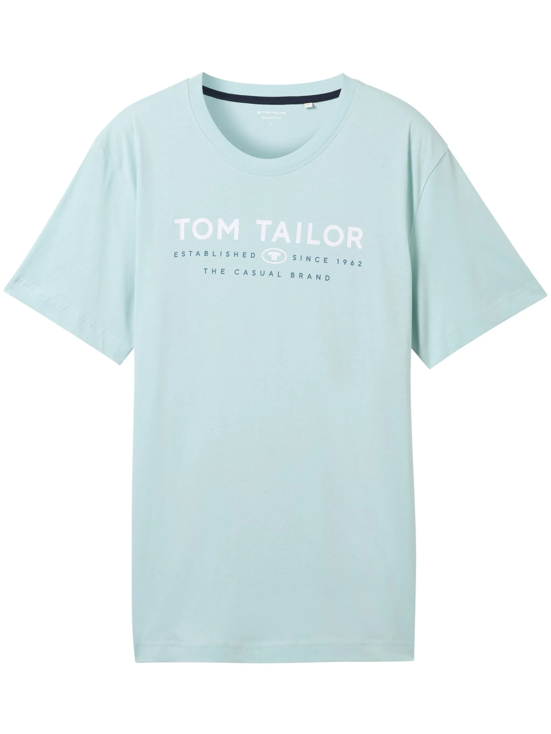Tom Tailor 1043276 t-shirt with print Türkis 898849 30463 1