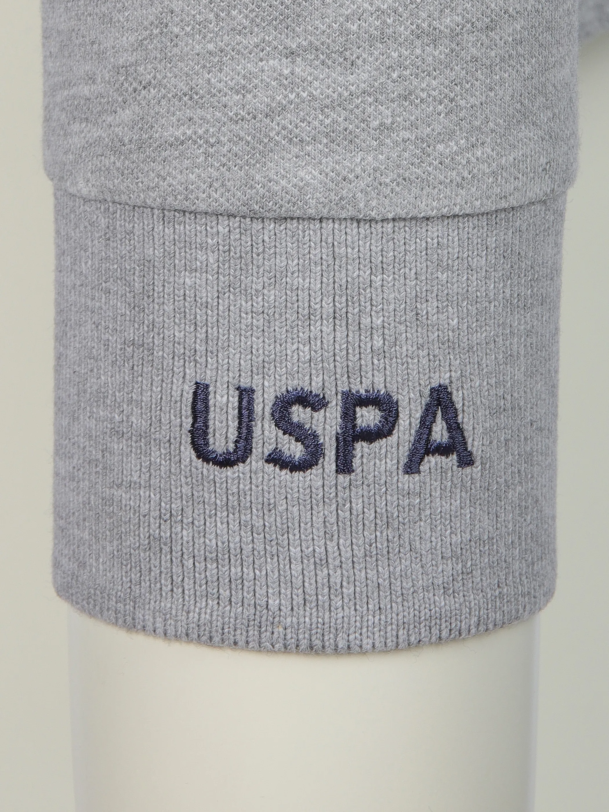 U.S. Polo Assn. He. Poloshirt 1/1 Arm Grau 911146 282 4