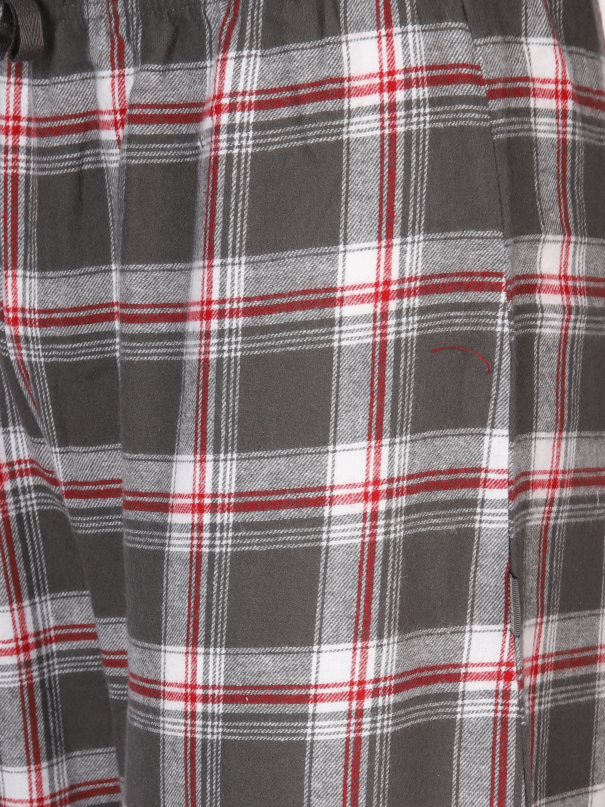 Jim Spencer He Schlafhose Flanell karriert Rot 901306 ROT 4