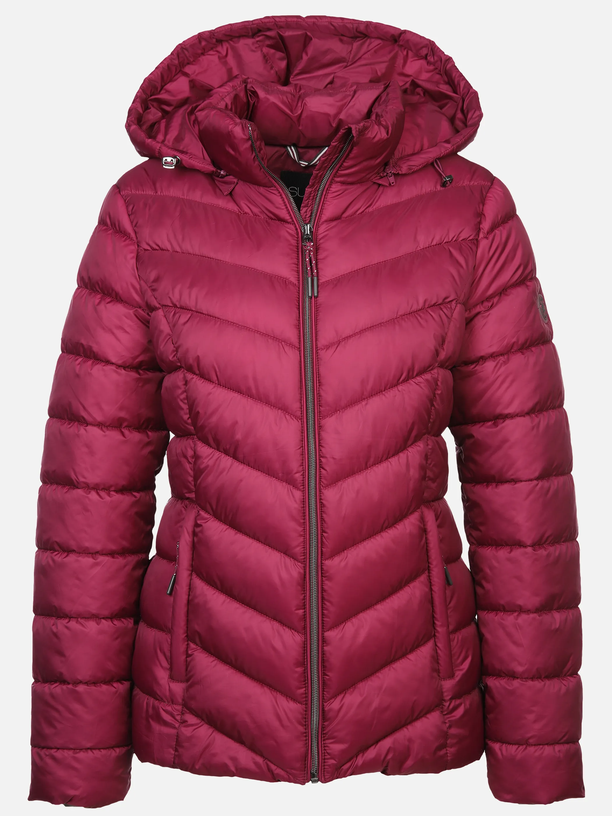 Sure Da-Steppjacke m. Kapuze Rot 896819 BEERE 1