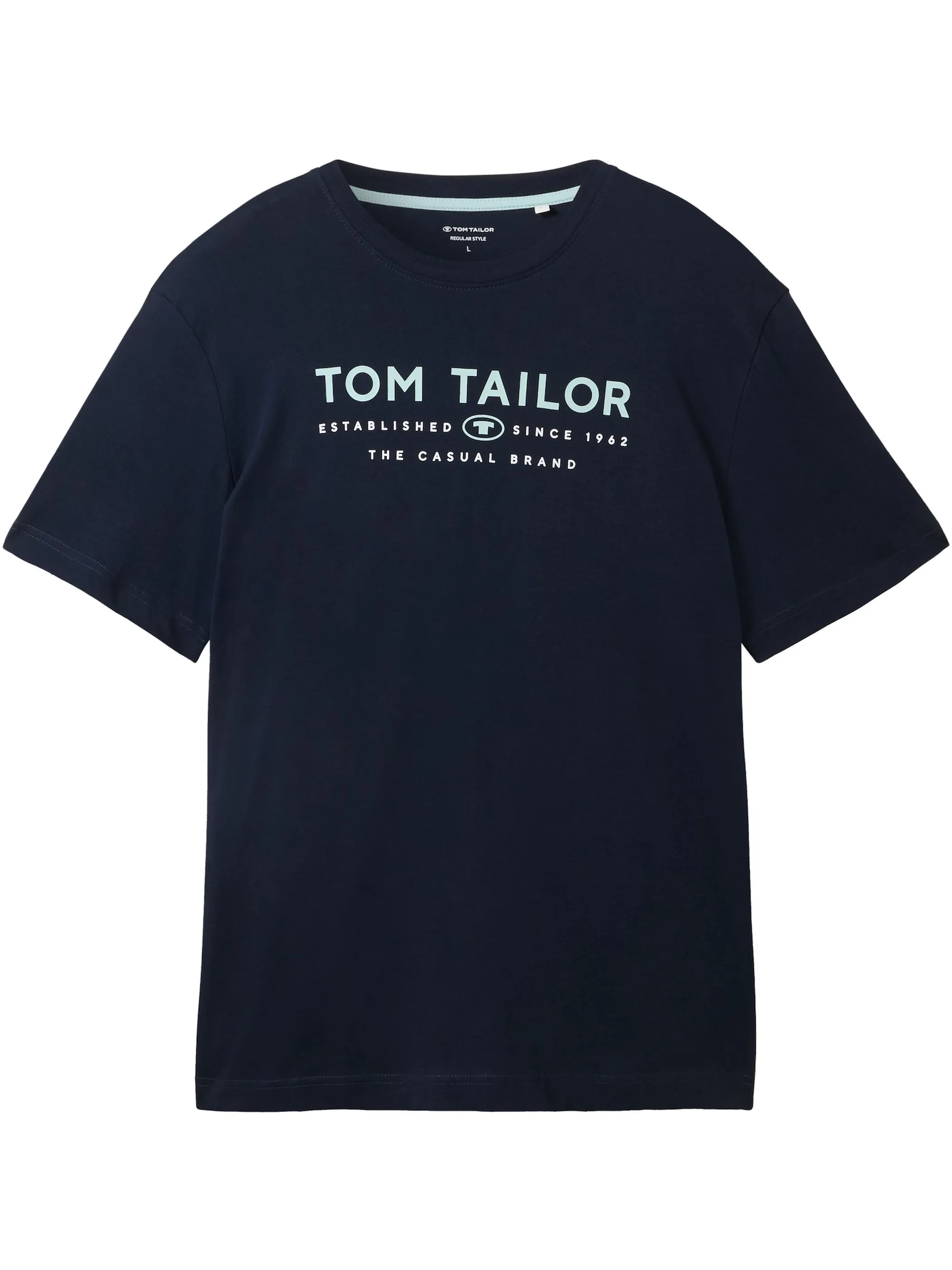 Tom Tailor 1043276 t-shirt with print Blau 898849 10668 1
