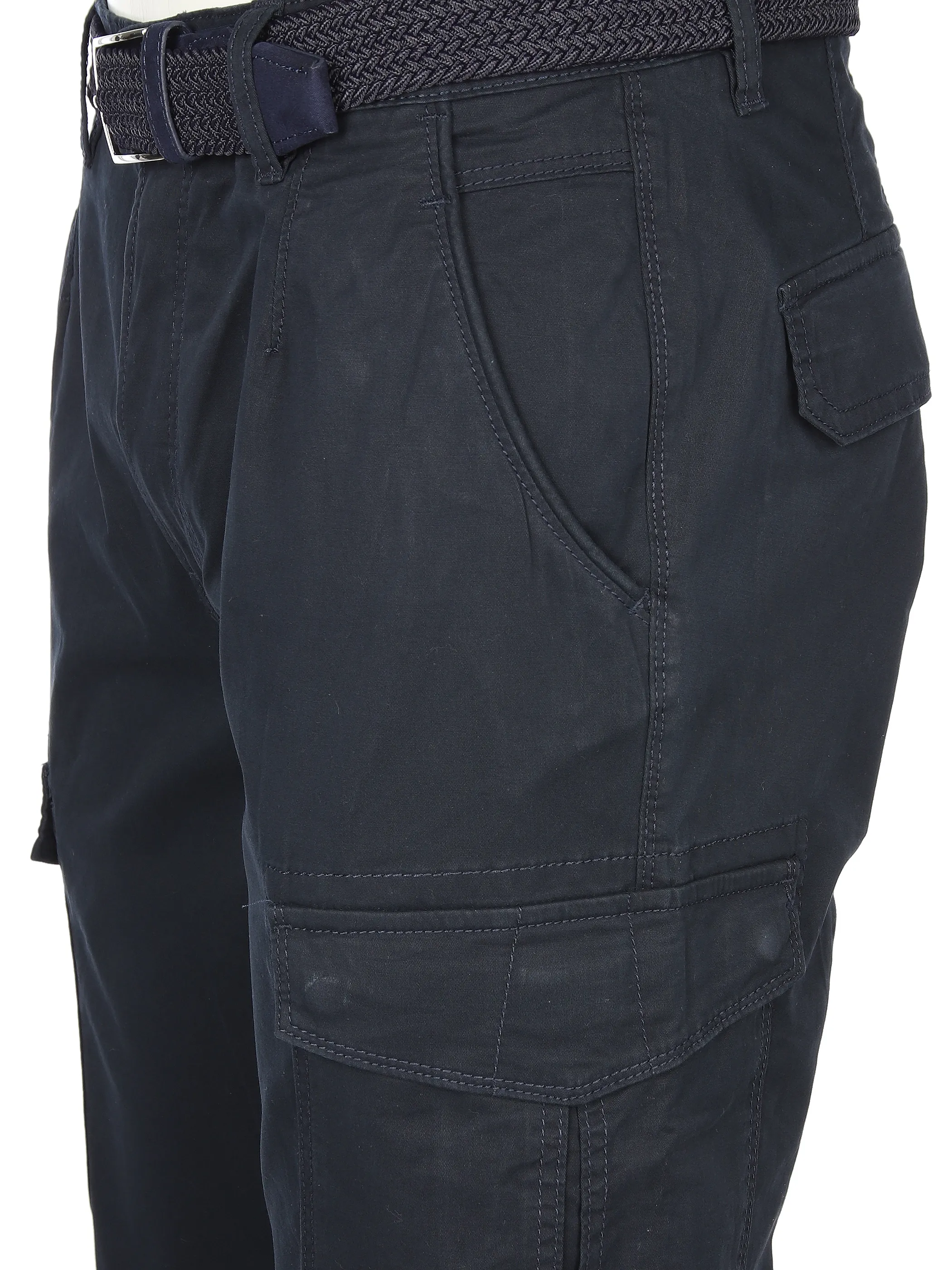 Jim Spencer He. Cargohose Premium Blau 899307 NAVY 4