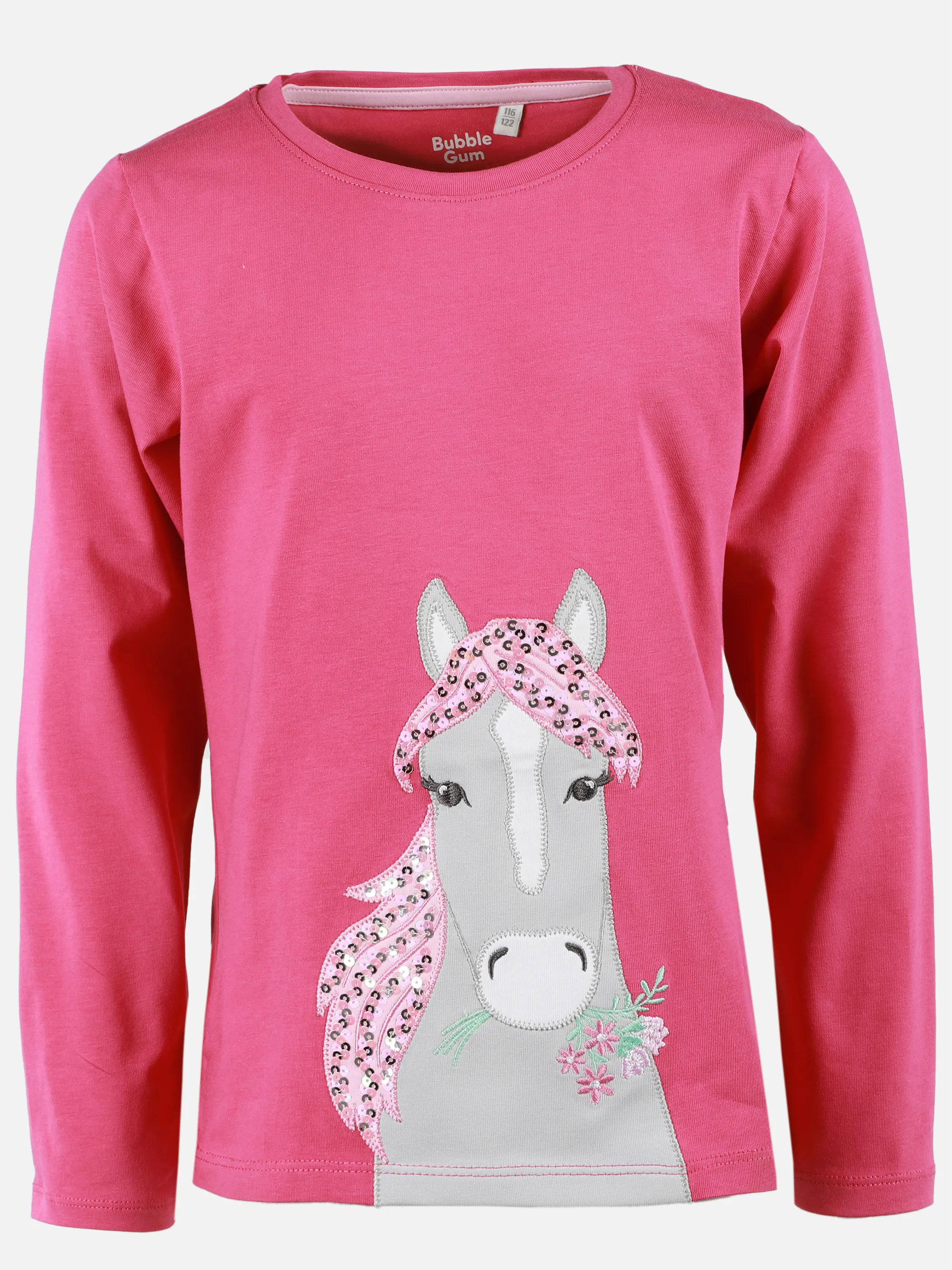 Bubble Gum KM T-Shirt mit Einhorn Stickerei Pink 905946 PINK 1