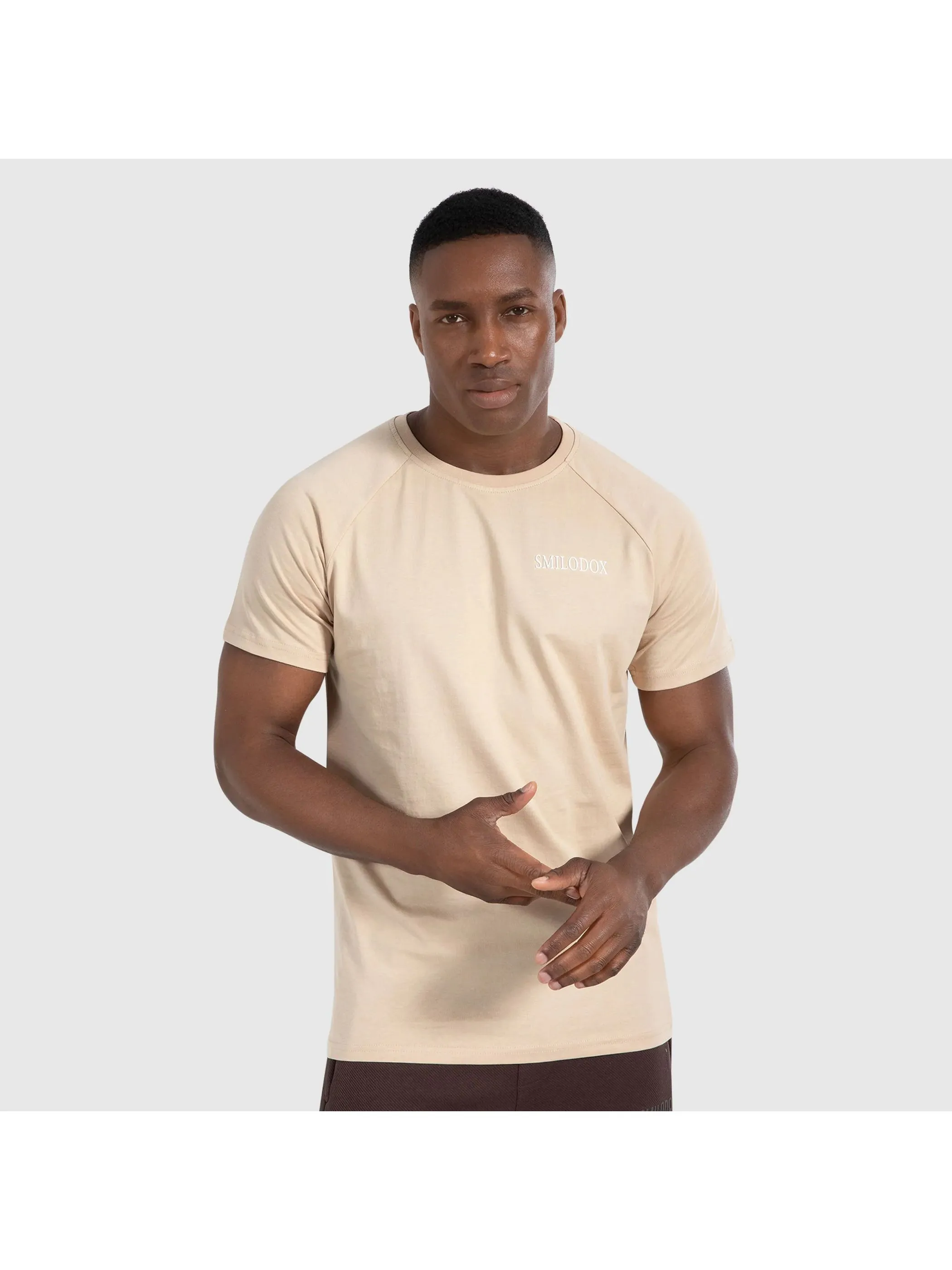 Smilodox 124563 He-T-Shirt Erwin Beige 905934 CREME 1