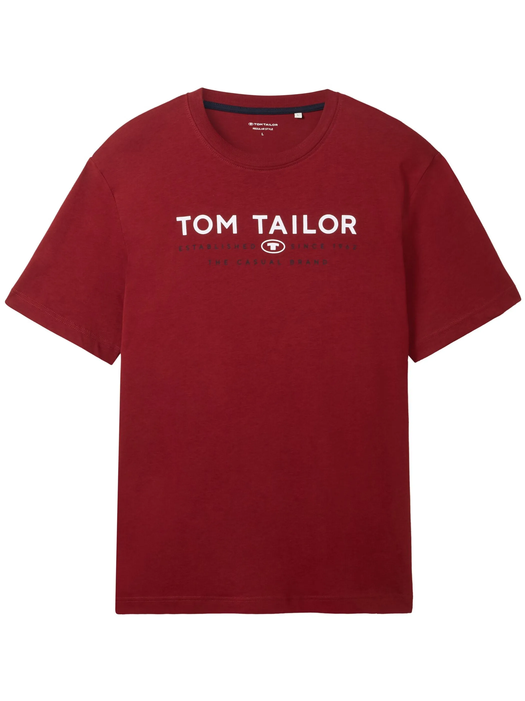 Tom Tailor 1043276 t-shirt with print Rot 898849 13721 1