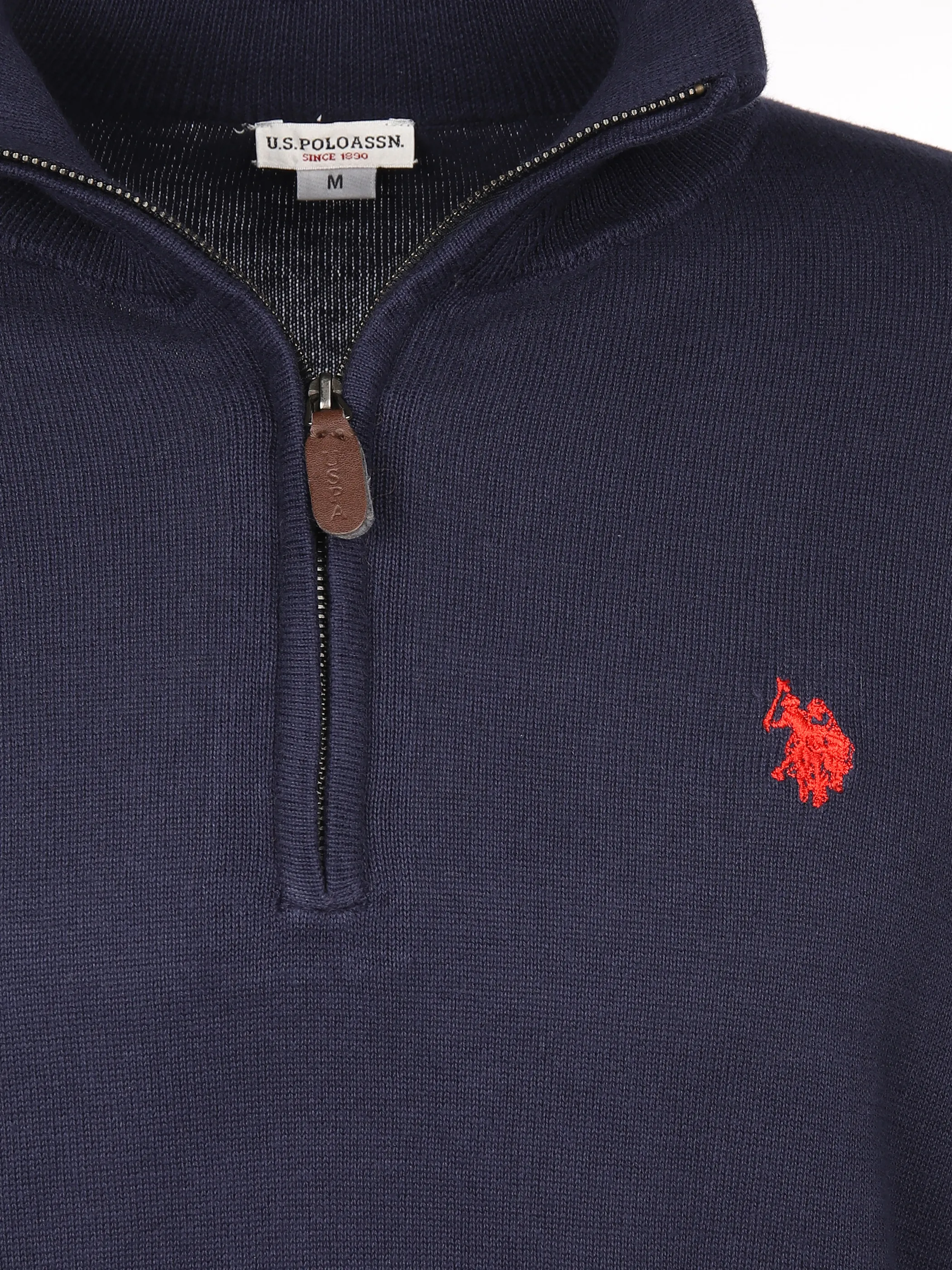 U.S. Polo Assn. He. Stricktroyer Zip Blau 900813 171 NAVY 3