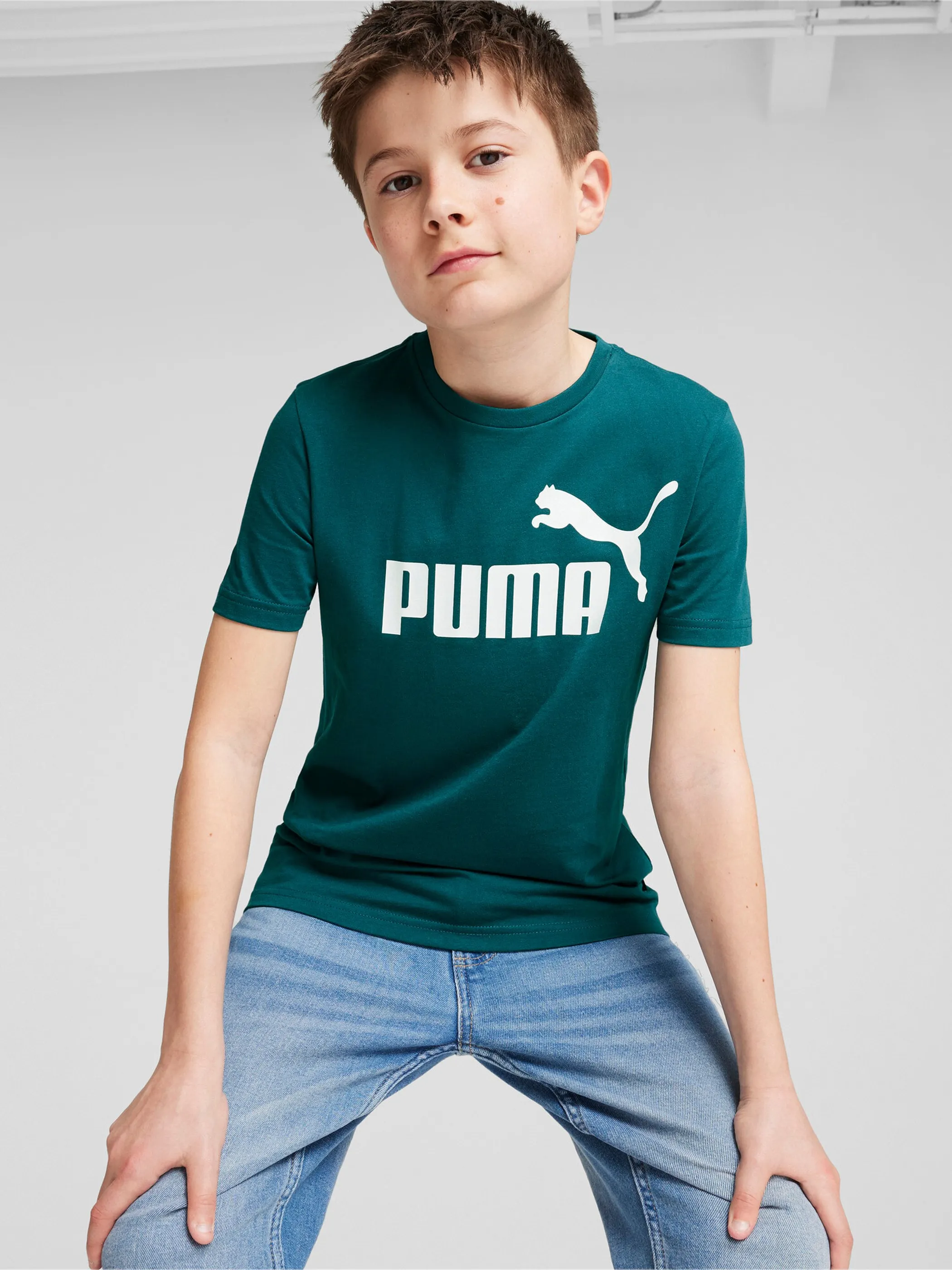 Puma 586960 Kn-T-Shirt mit Logo Grün 862323 0008 4