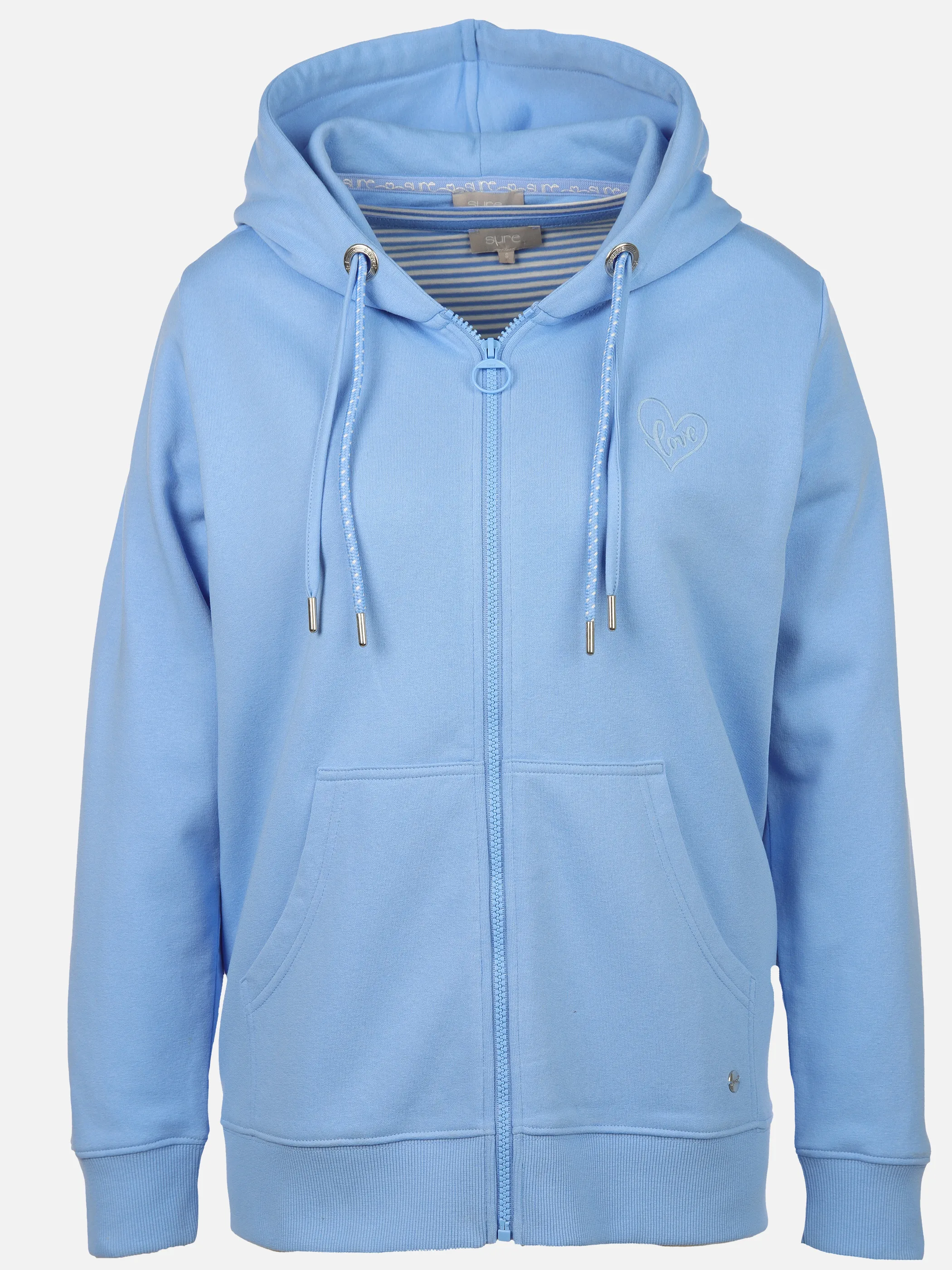 Sure Da-Sweat-Cardigan m. Kapuze Blau 905918 BLUE 1