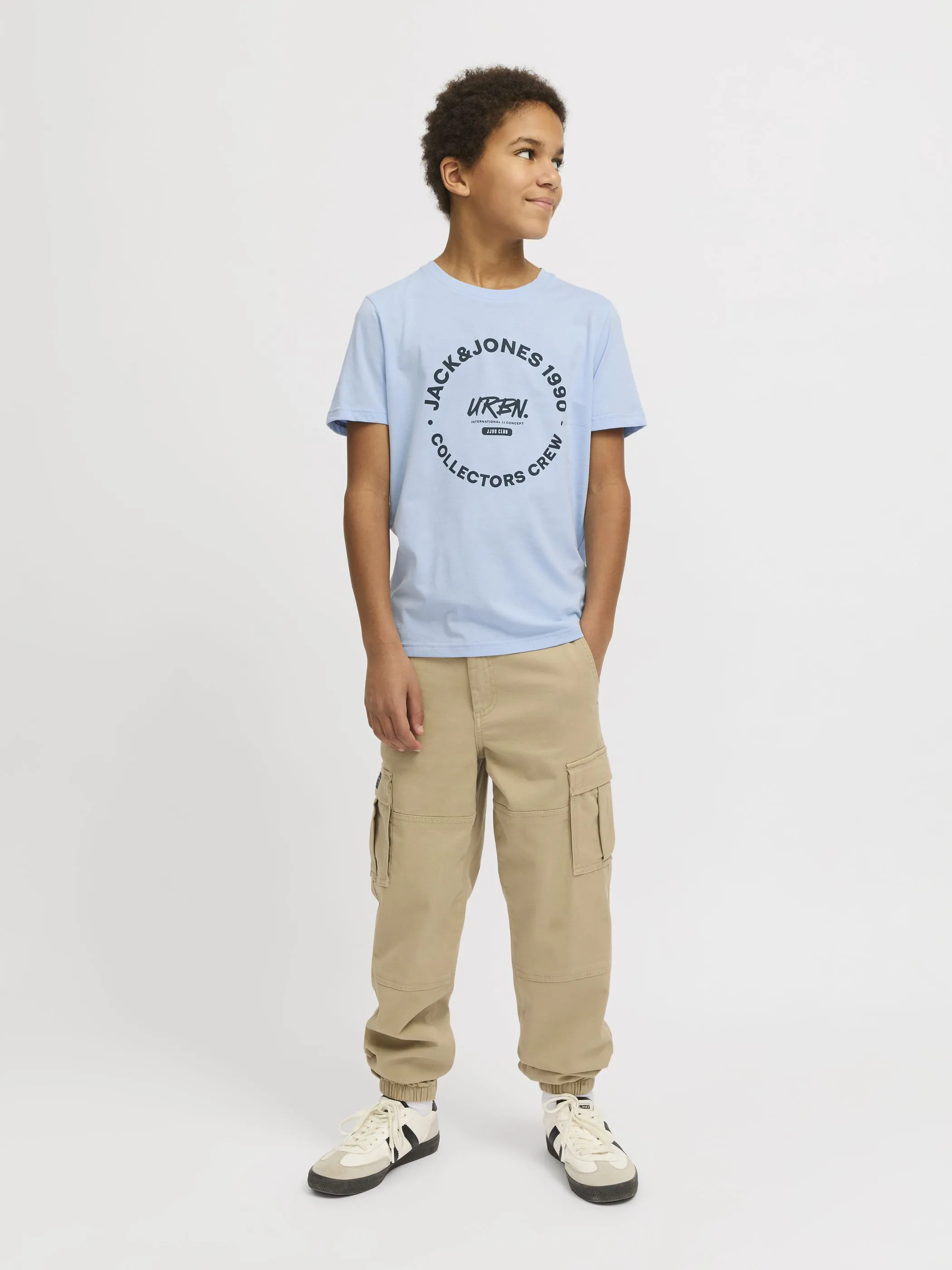 Jack&Jones Junior 12270001 JJSIMON TEE SS CREW N Blau 904157 175780001 4